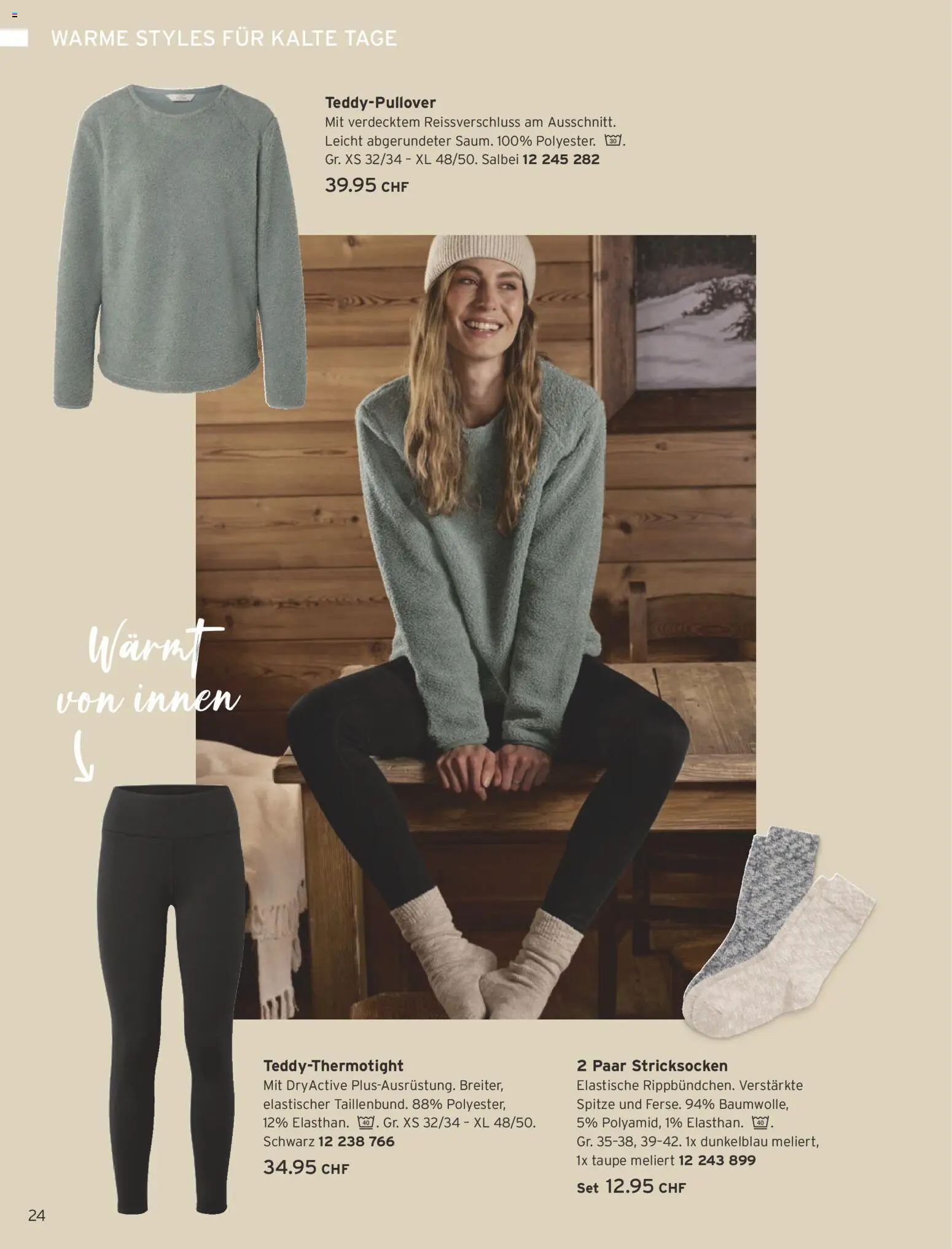 Tchibo aktionen Warme Styles – gültig ab 01.11.2026 | Seite: 24