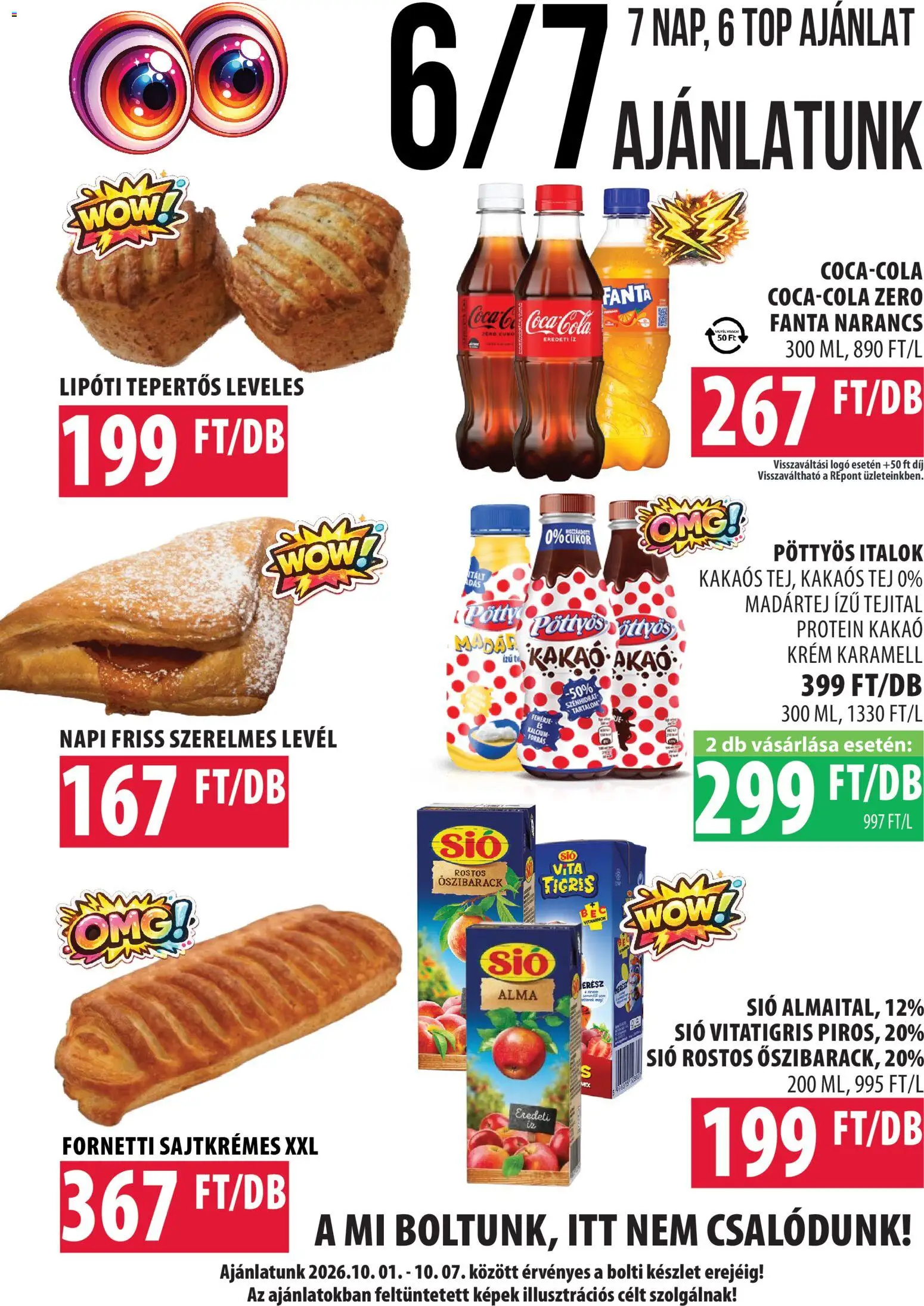COOP Szolnok akciós ujság - amely érvényes a következő dátumtól: 2026.10.01. | Oldal: 5 | Termékek: Krém, Tej, Narancs, Kakaós tej