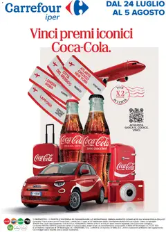 Anteprima del volantino Carrefour volantino Iper Coca-Cola valido a partire dal 24/07/2026