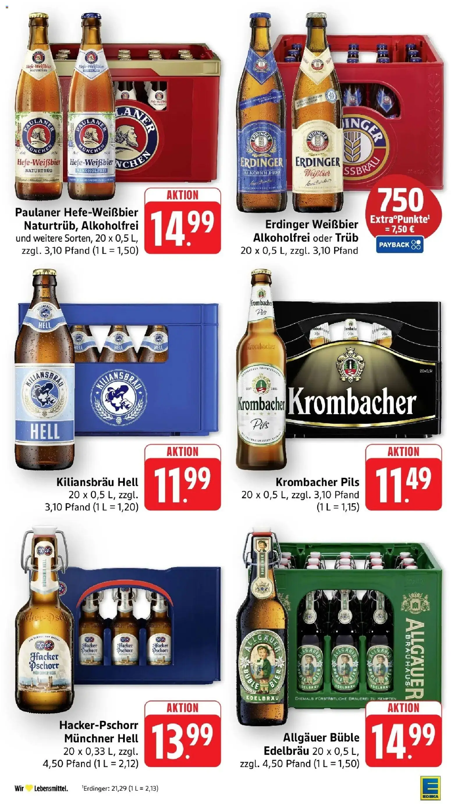 E center Prospekt Laupheim – gültig ab 17.05.2026 | Seite: 41 | Produkte: Bier, Weißbier, Pils, Paulaner