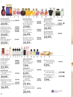 Vista previa Catálogo AVON campaña 8 válido desde el 01/08/2026 | Página: 90 | Productos: Perfume, Eau de toilette, Crema, Eau de parfum