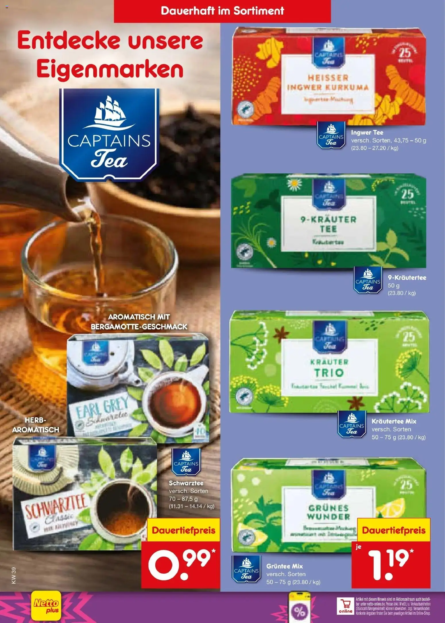 Netto Marken-Discount Prospekt Thiendorf – gültig ab 21.09.2026 | Seite: 18 | Produkte: Kräutertee, Tee