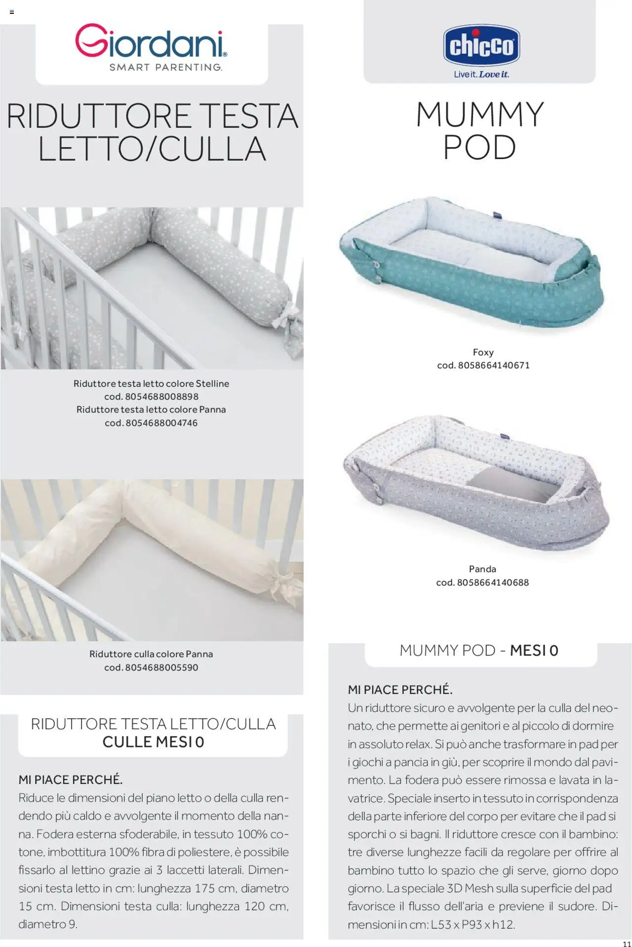 Volantino Prenatal del 01.01.2025 | Pagina: 4 | Prodotti: Panna, Lettino, Culla, Letto