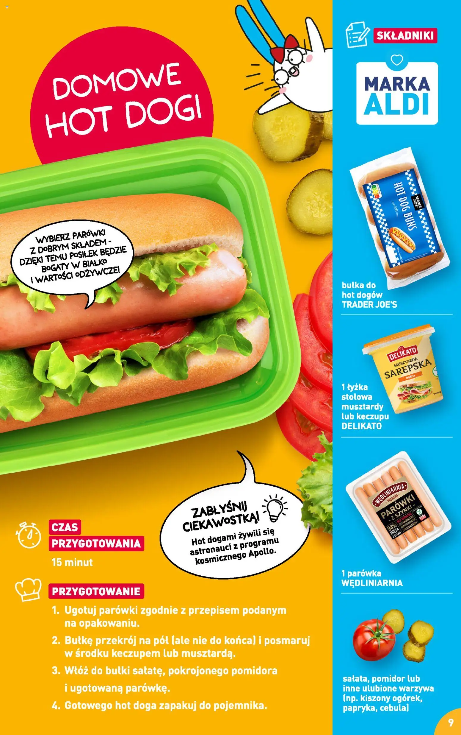 Aldi Polsko leták - Przepisy na pyszne śniadanie od 23.02.2026 | Strana: 9 | Produkty: Hot dog