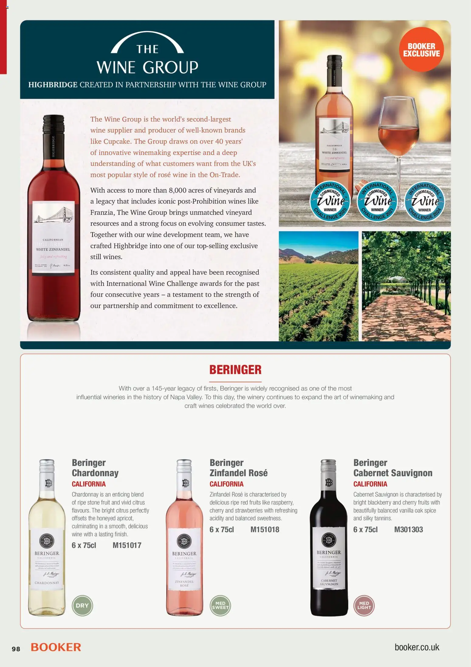 {H1} | Page: 98 | Products: Fruit, Rosé wine, Wine, Vanilla