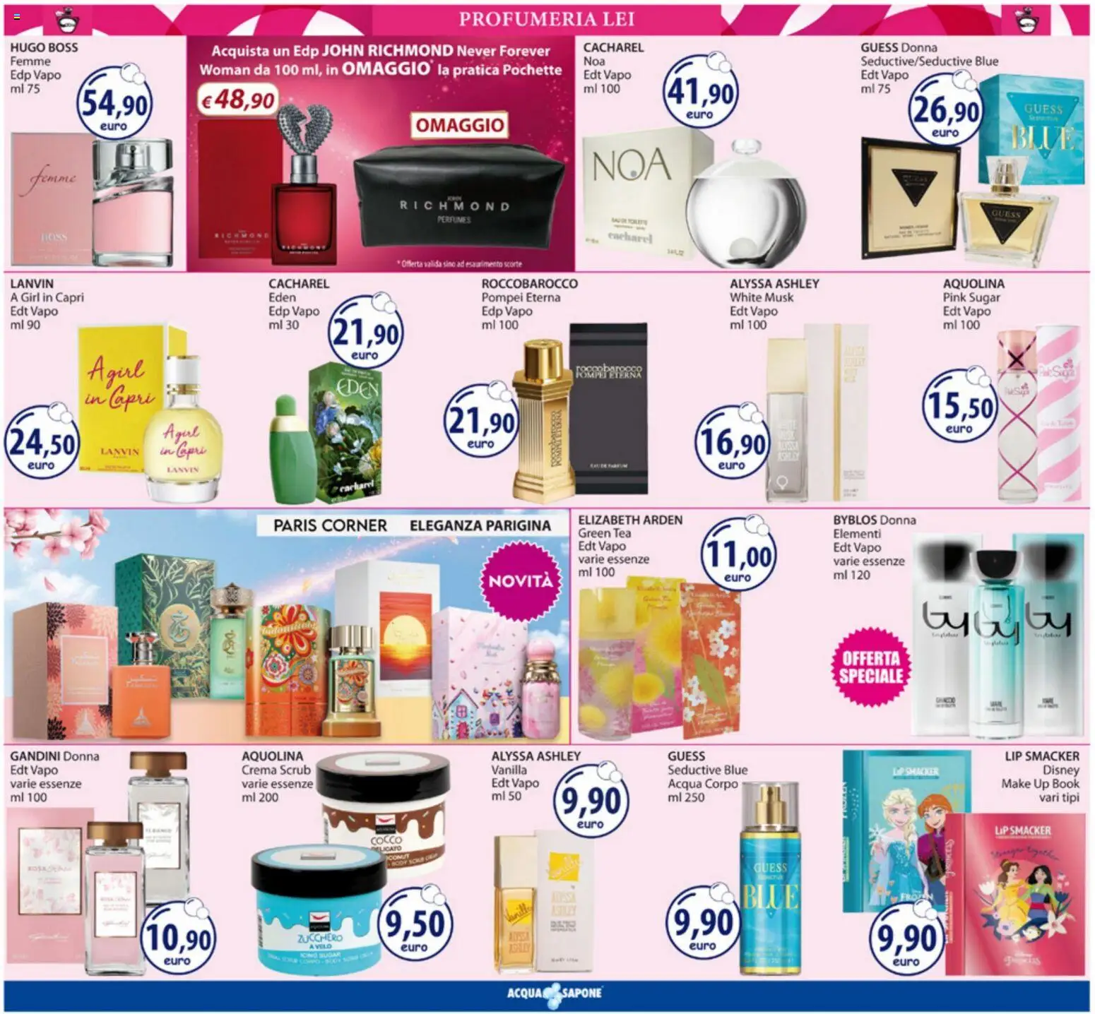 Volantino Acqua e Sapone del 01.06.2026 | Pagina: 2 | Prodotti: Crema, Scrub, Acqua, Zucchero