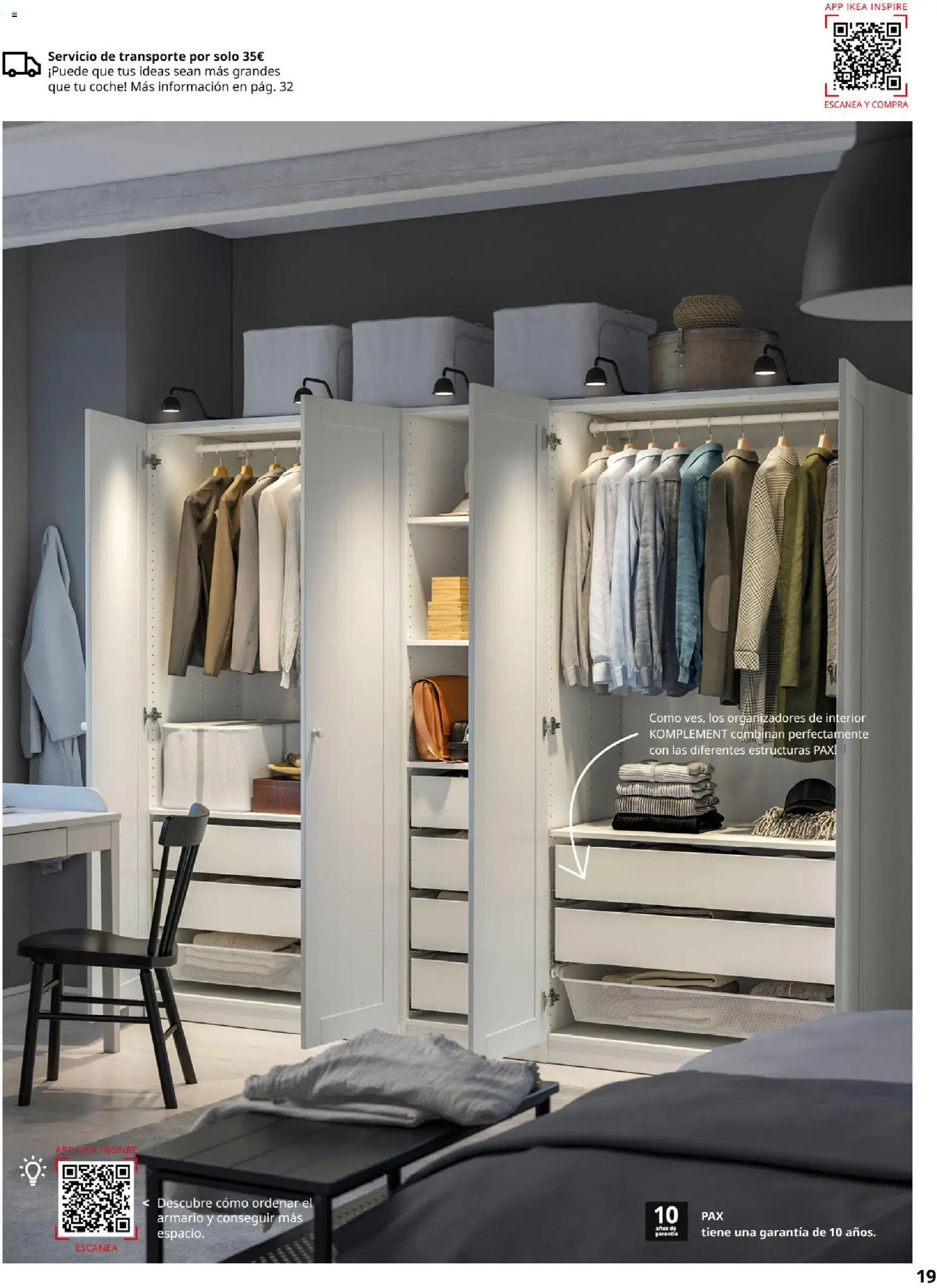 Catálogo IKEA Pax y Komplement │ válido desde el 01.02.2026 | Página: 19 | Productos: Armario