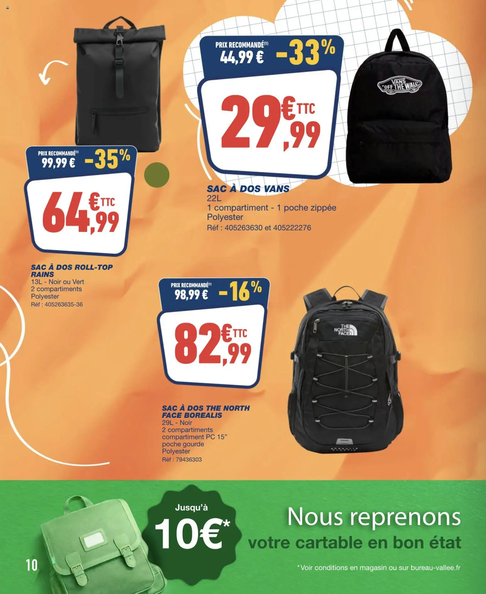 {H1} | Page: 10 | Produits: PC, Sac, Cartable, Thé