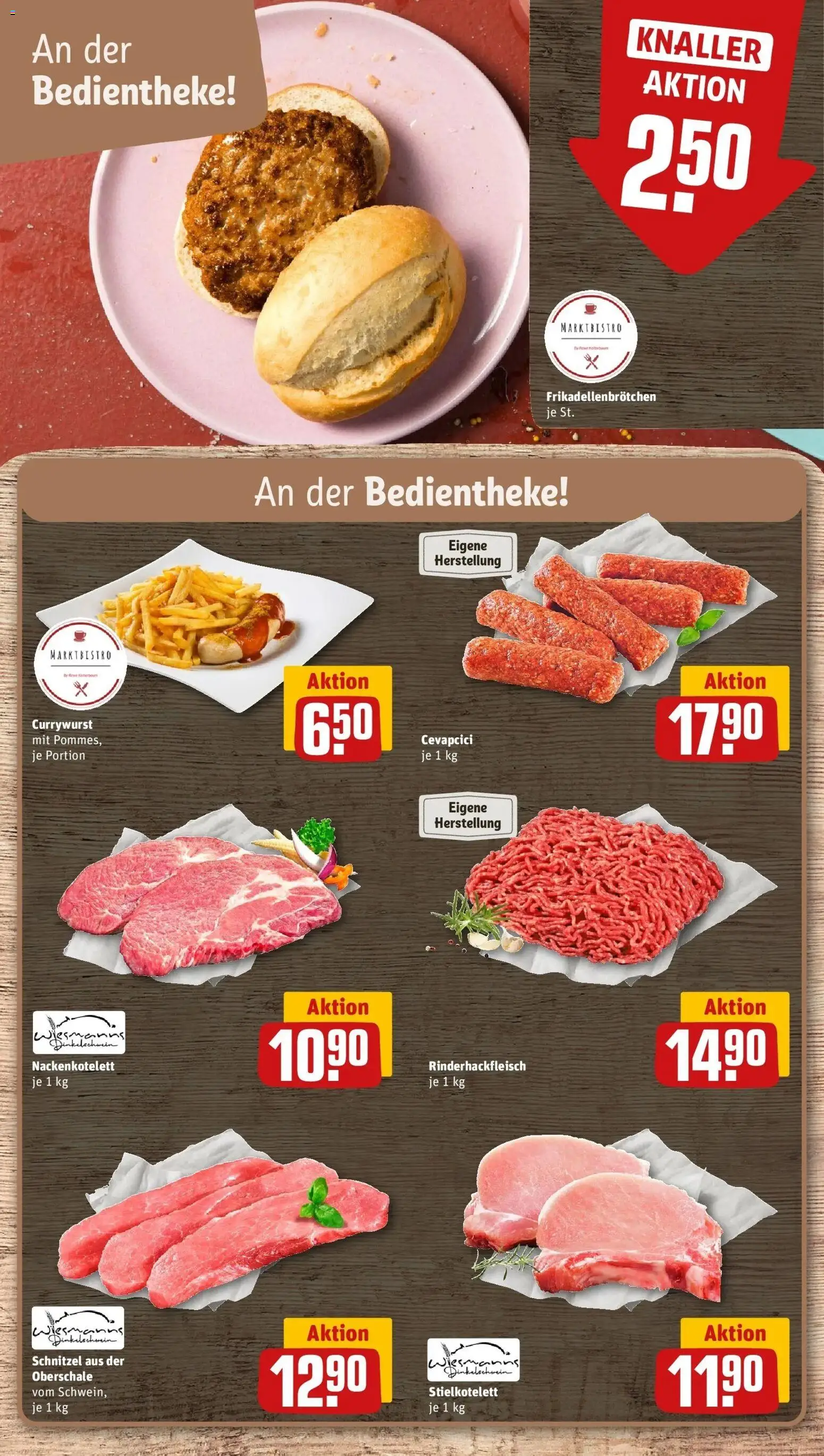 Rewe Prospekt Troisdorf – gültig ab 27.07.2026 | Seite: 8 | Produkte: Cevapcici, Schnitzel