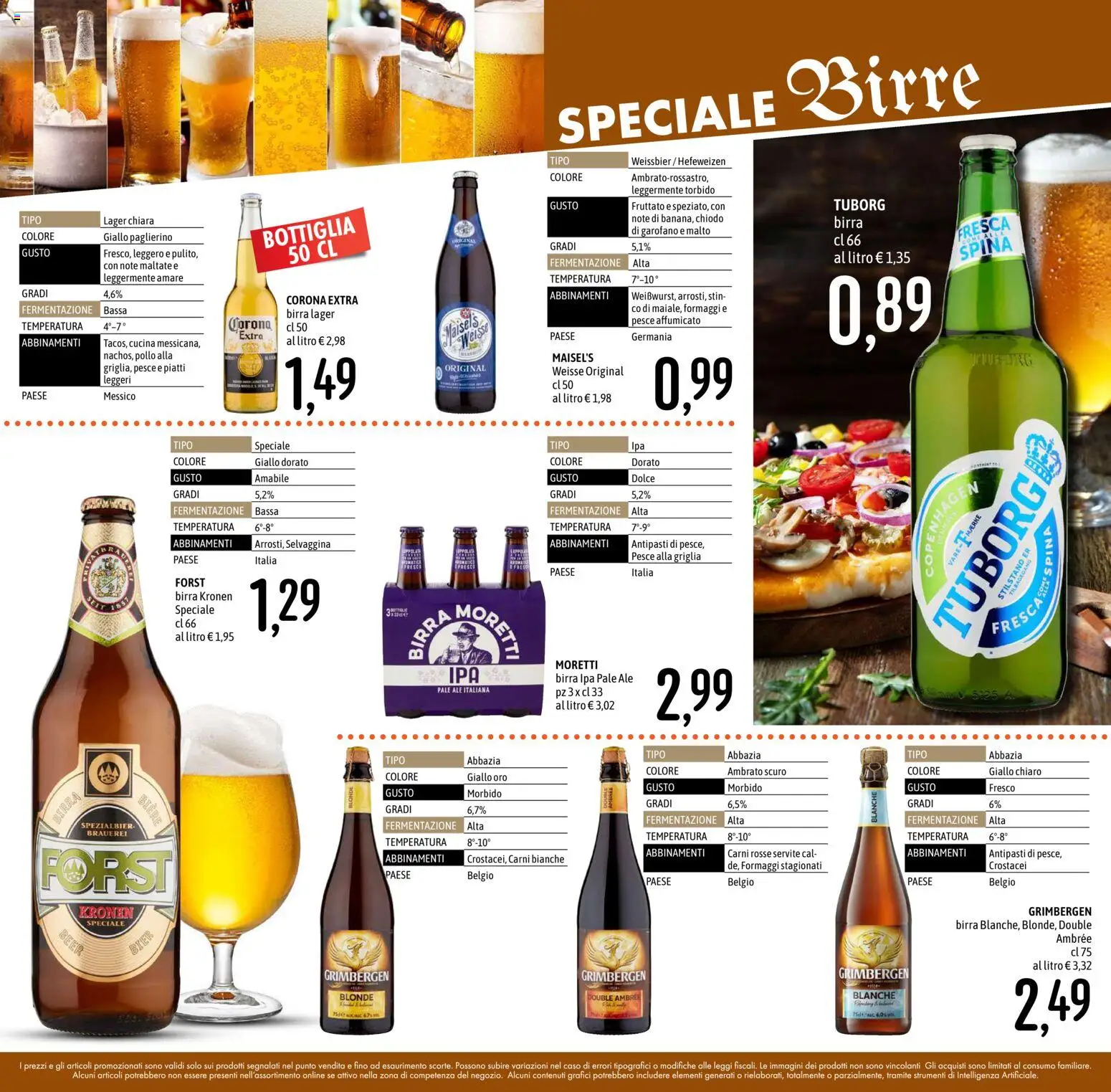 Volantino Emisfero del 10/09/2026 | Pagina: 20 | Prodotti: Birra, Pesce, Piatti, Corona Extra