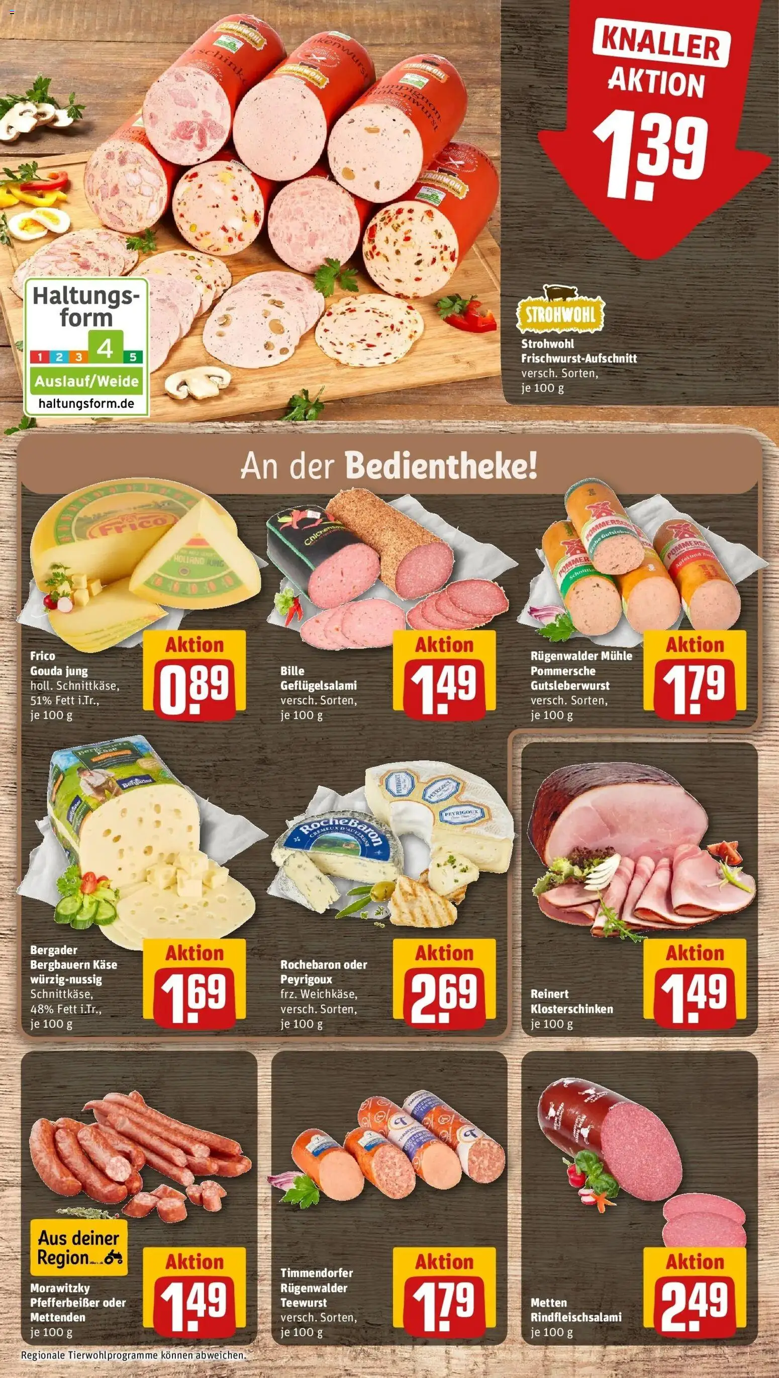 REWE Prospekt ab 21.09.2026 zum Blättern » Angebote | Seite: 15 | Produkte: Mühle, Käse, Gouda, Morawitzky