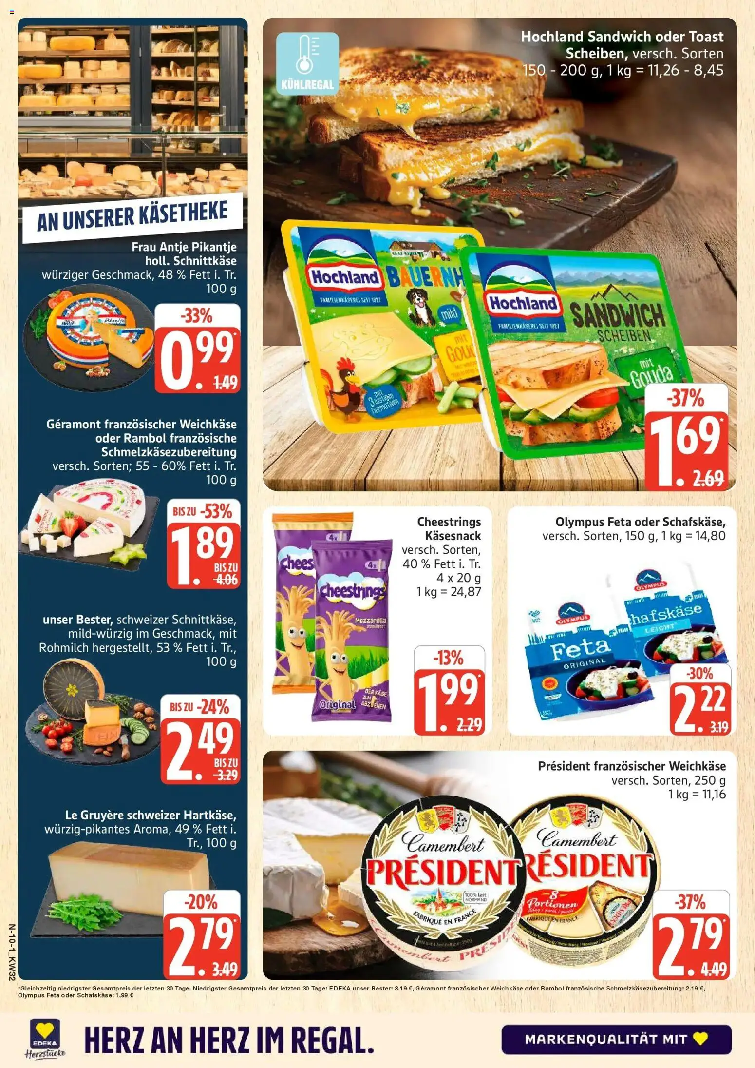 Marktkauf Prospekt Buxtehude (ab 03.08.2026) » Angebote online | Seite: 10 | Produkte: Geramont, Feta, Toast, Schafskase