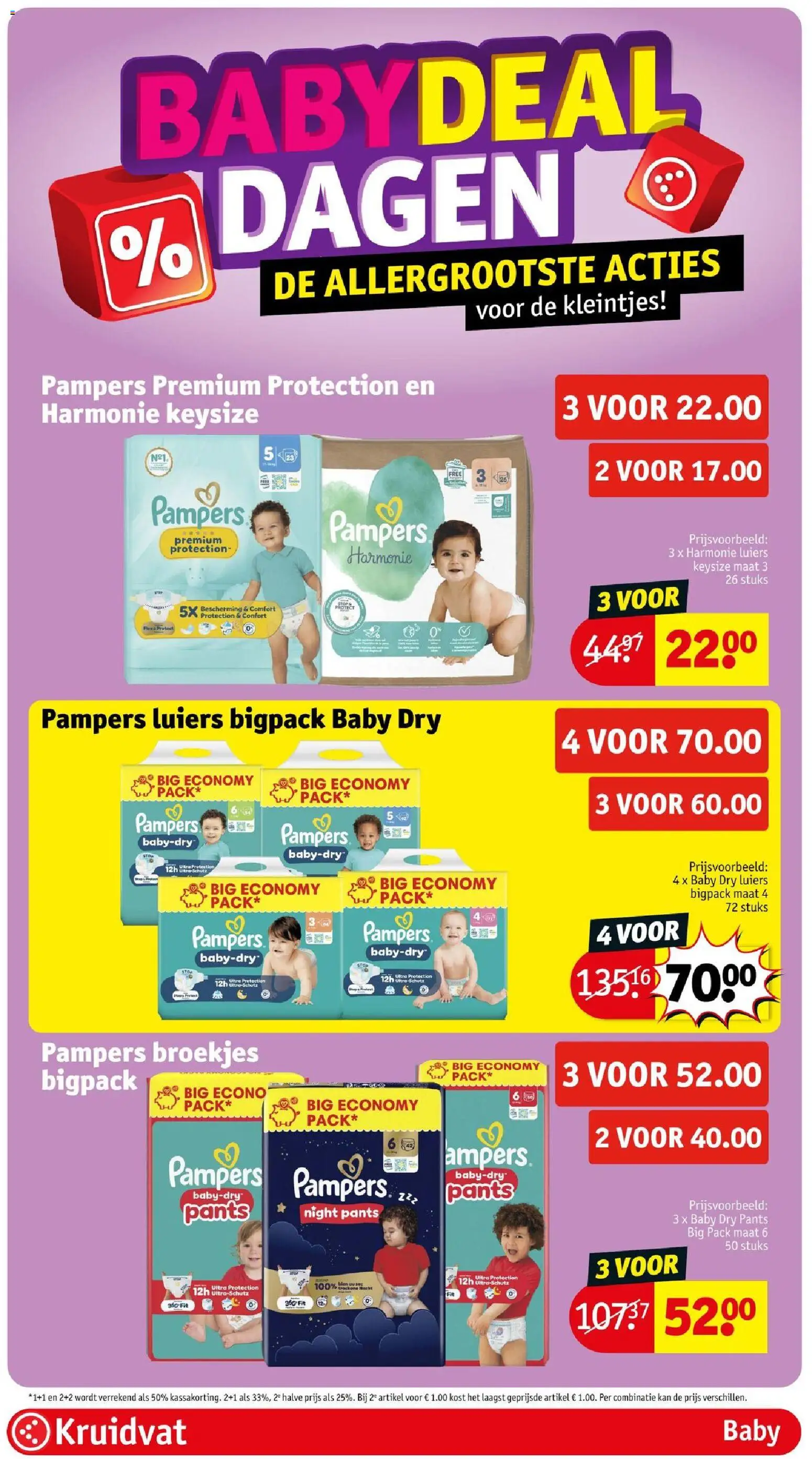 {H1} | Pagina: 18 | Producten: Pampers, Luiers, Kan