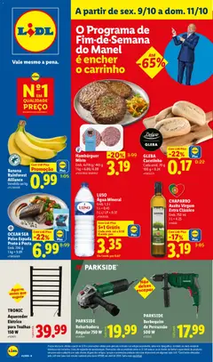 Pré-visualização Lidl Promoções Fim de Semana válido de 09/10/2026