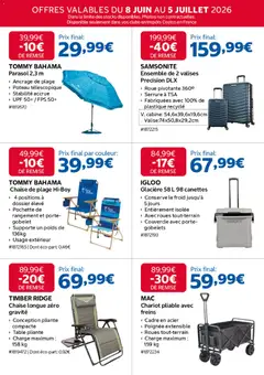 Costco - Prévisualisation de Costco catalogue valide à partir de 08.06.2026 | Page: 4 | Produits: Poids, Table, Table pliante, Cadre