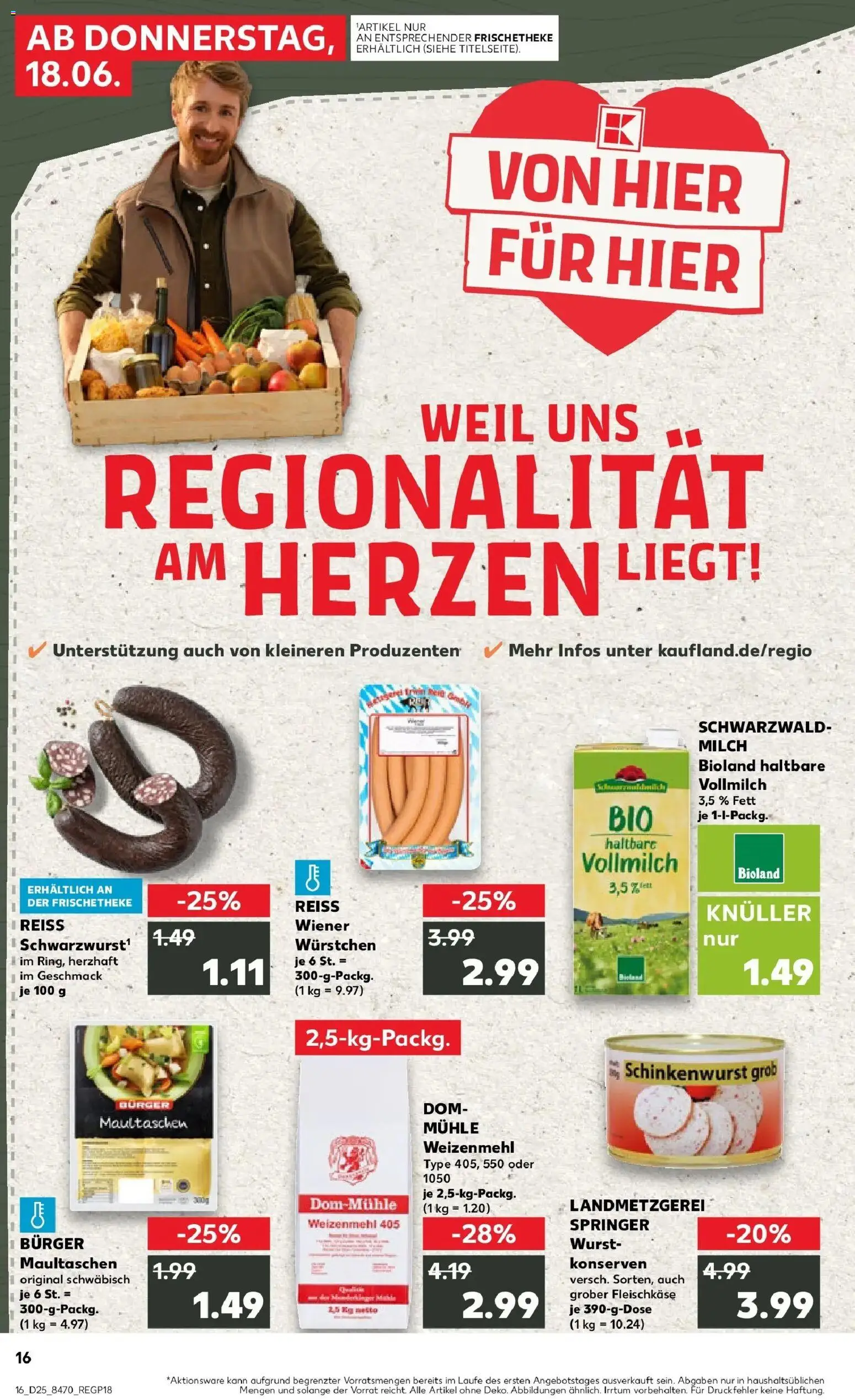 Kaufland Prospekt Ehingen (Donau) – gültig ab 18.06.2026 | Seite: 1