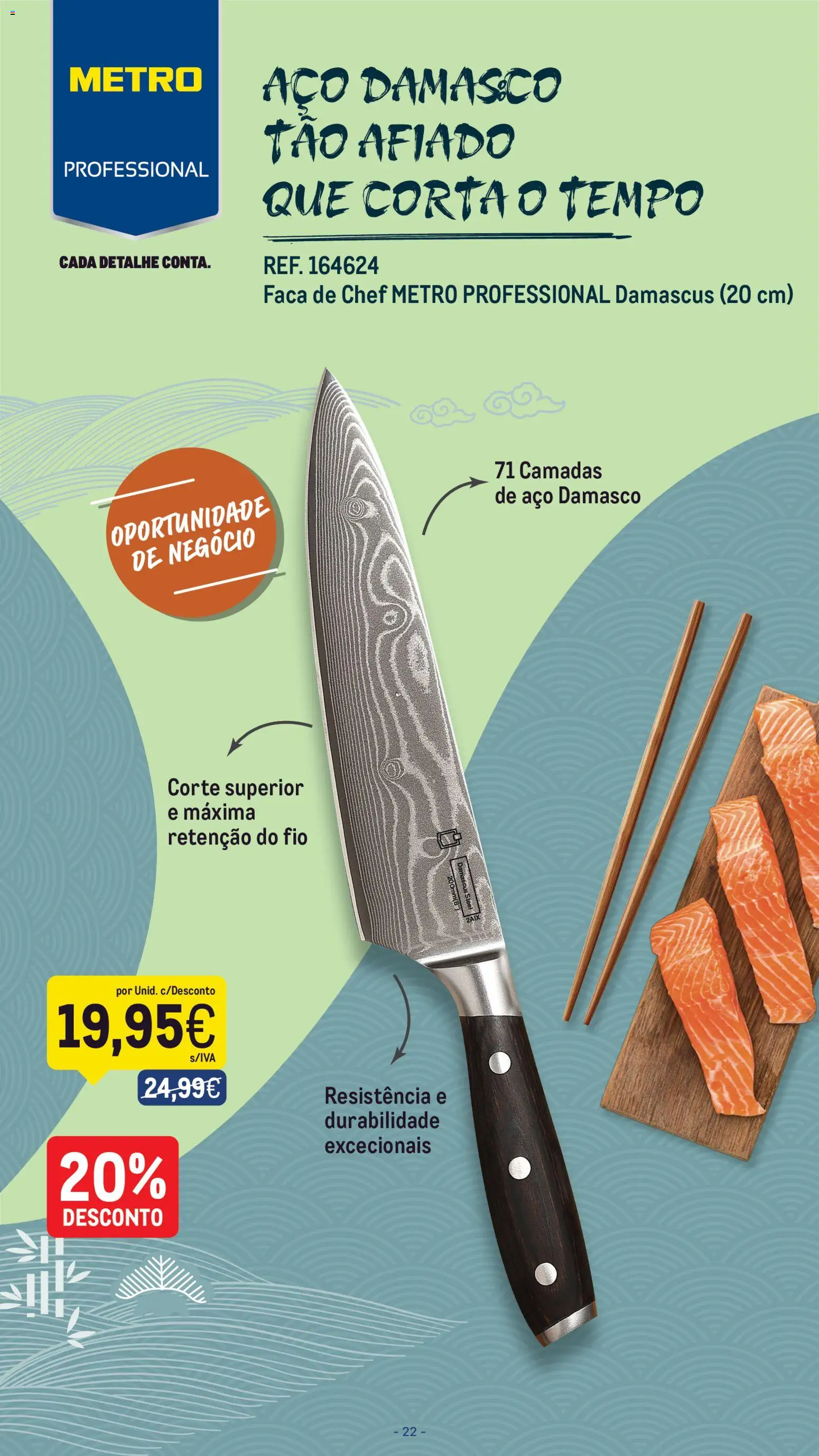 Makro folheto │ válido de 11/08/2026 | Página: 22 | Produtos: Faca, Damasco