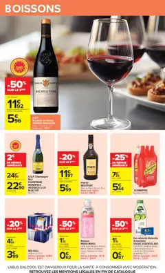Carrefour - Prévisualisation de RED BULL, Original, 4 x 25 cl. valide à partir de 27/10/2026 | Page: 49 | Produits: Volvic, Menthe, Red bull, Bouteille