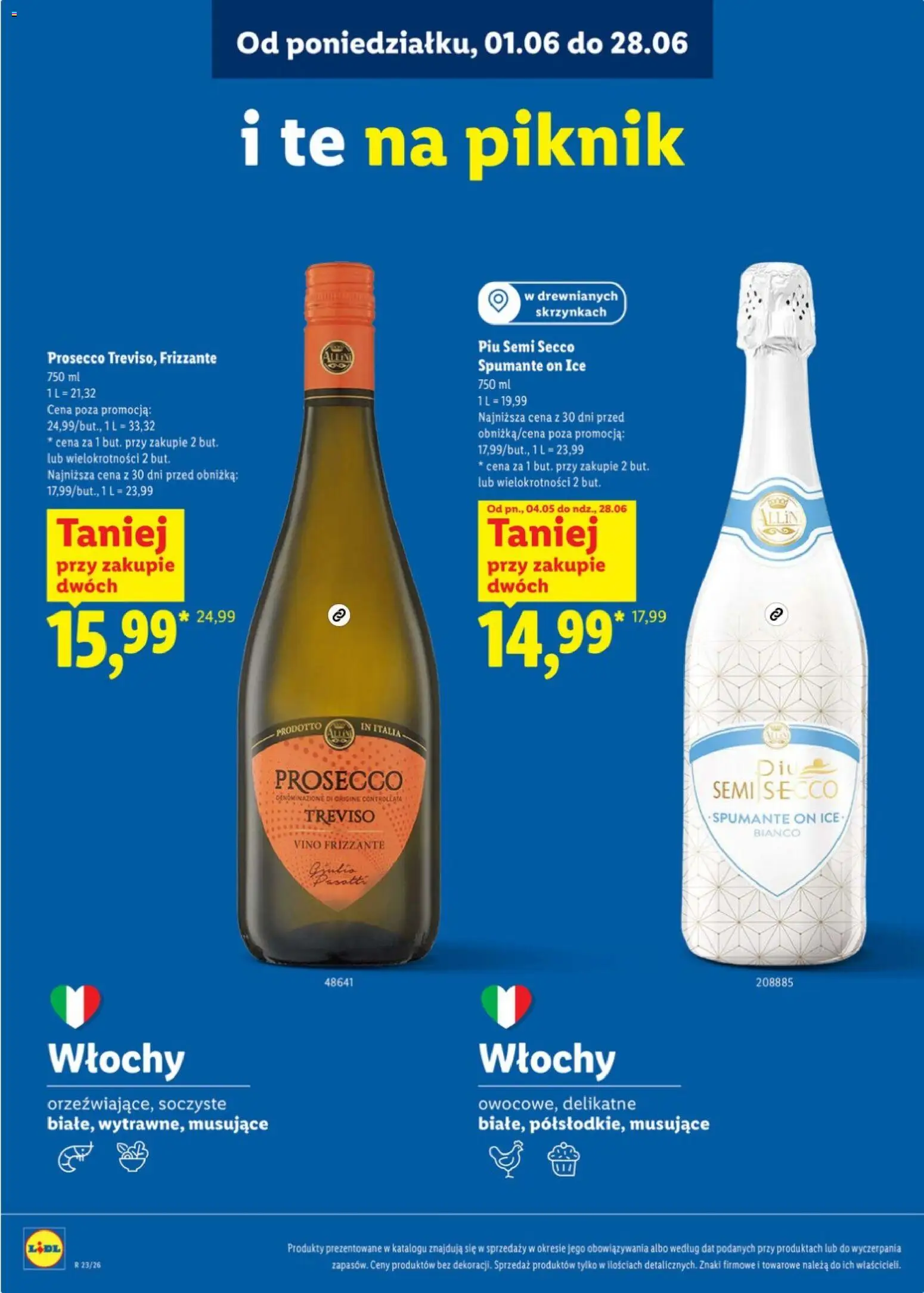 Lidl Katalog karta win od 01.06.2026 | Strona: 11 | Produkty: Prosecco