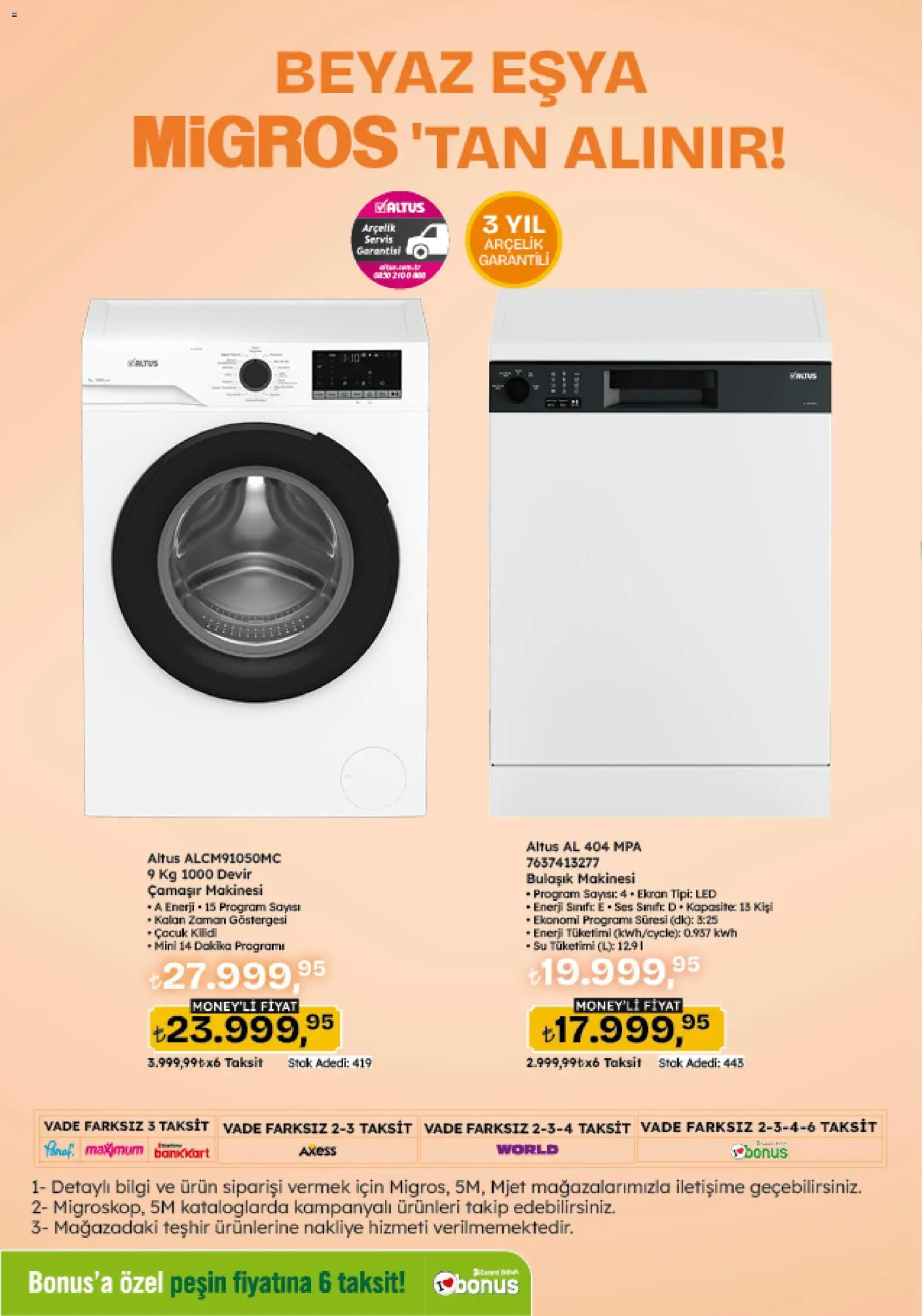 Migros Katalog - Migroskop - 20 Ağustos 2026 tarihinden itibaren geçerlidir | Sayfa: 137 | Ürünler: Su, Ses, Çamaşır makinesi, Bulaşık makinesi