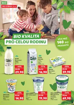 Náhled letáku OLMA Bio kefír selský, tuk 4% 450 g od 03.06.2026 | Strana: 2 | Produkty: Kefír, Mléko, Tvaroh, Hollandia