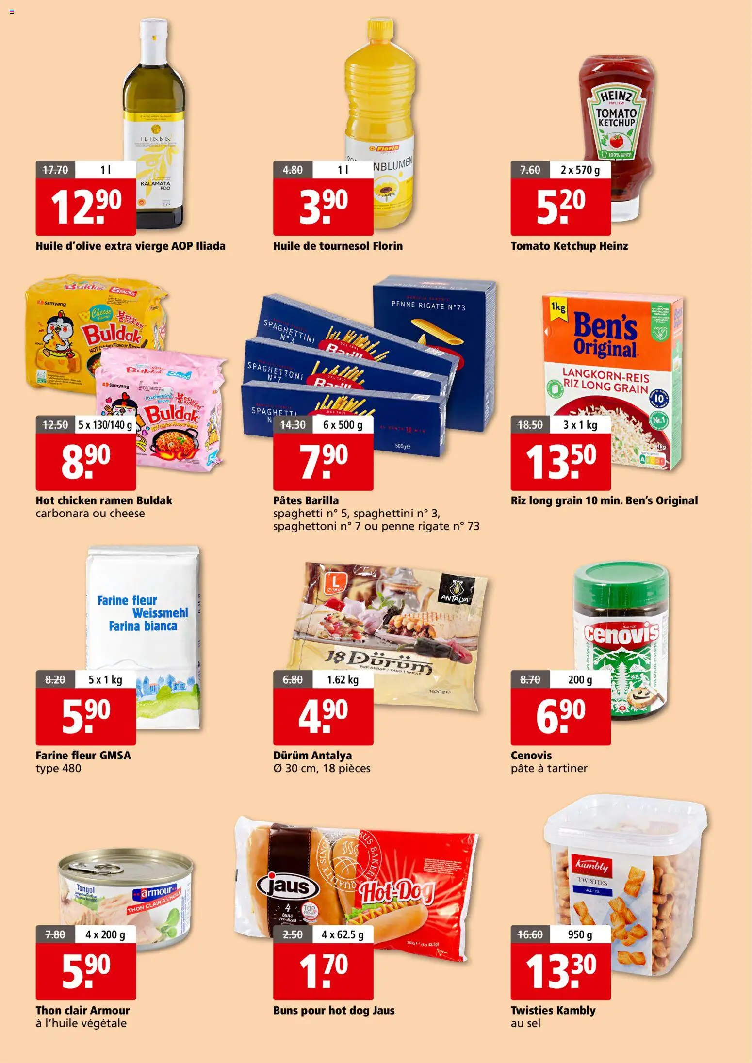 Aligro aktionen 2000 Chavannes, Matran, Genève, Sion – gültig ab 08.06.2026 | Seite: 8 | Produkte: Barilla, Ketchup, Salz