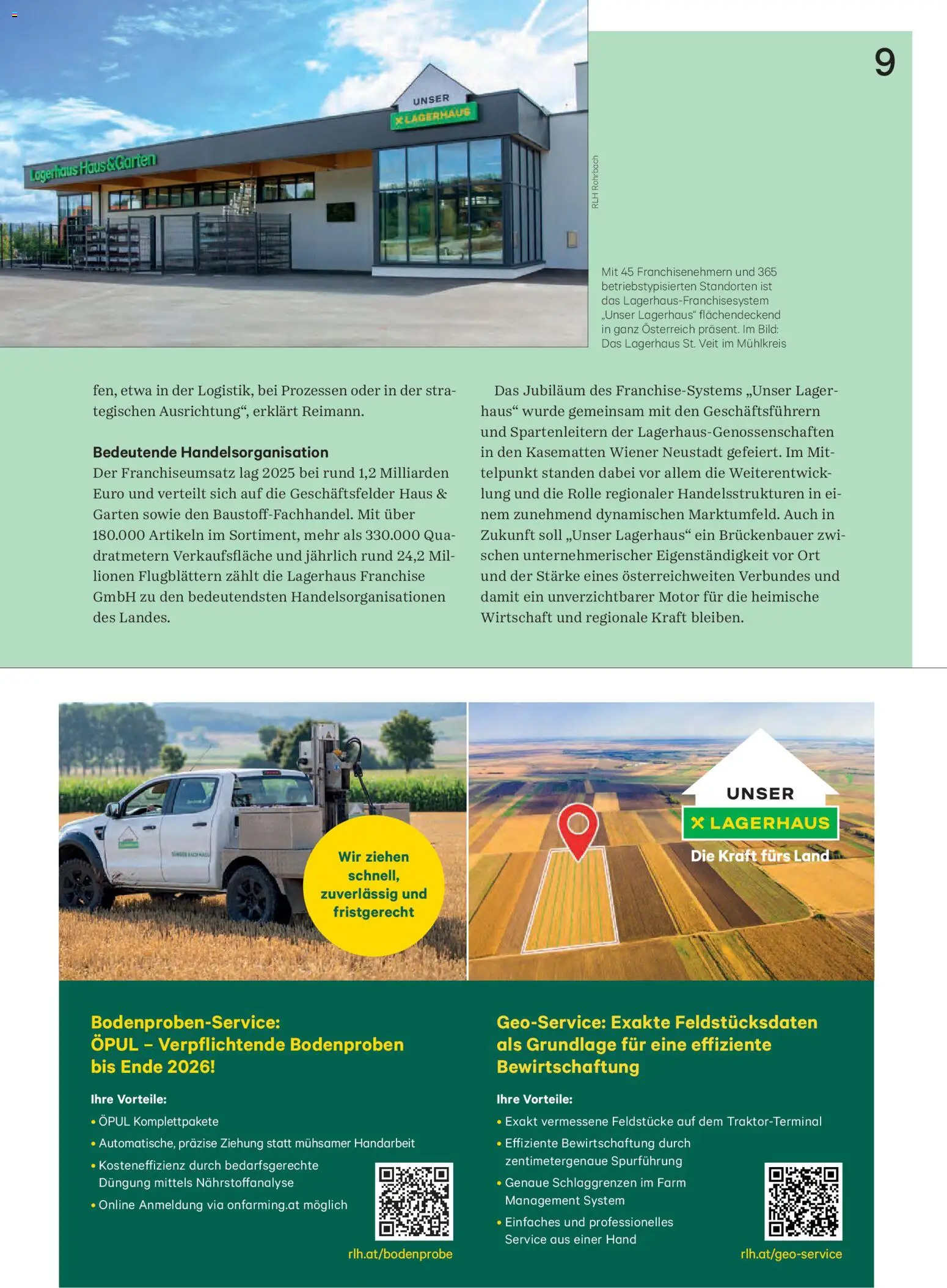 Lagerhaus Unser Land Juli - August 2026 gültig ab 01.07.2026 | Seite: 9