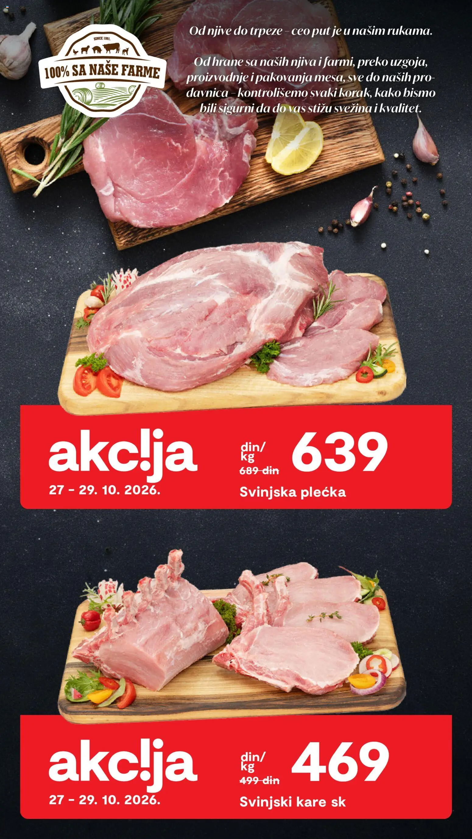 Matijevic katalog - važi od 27.10.2026 | Strana: 5 | Proizvode: Svinjski kare, Svinjska plećka