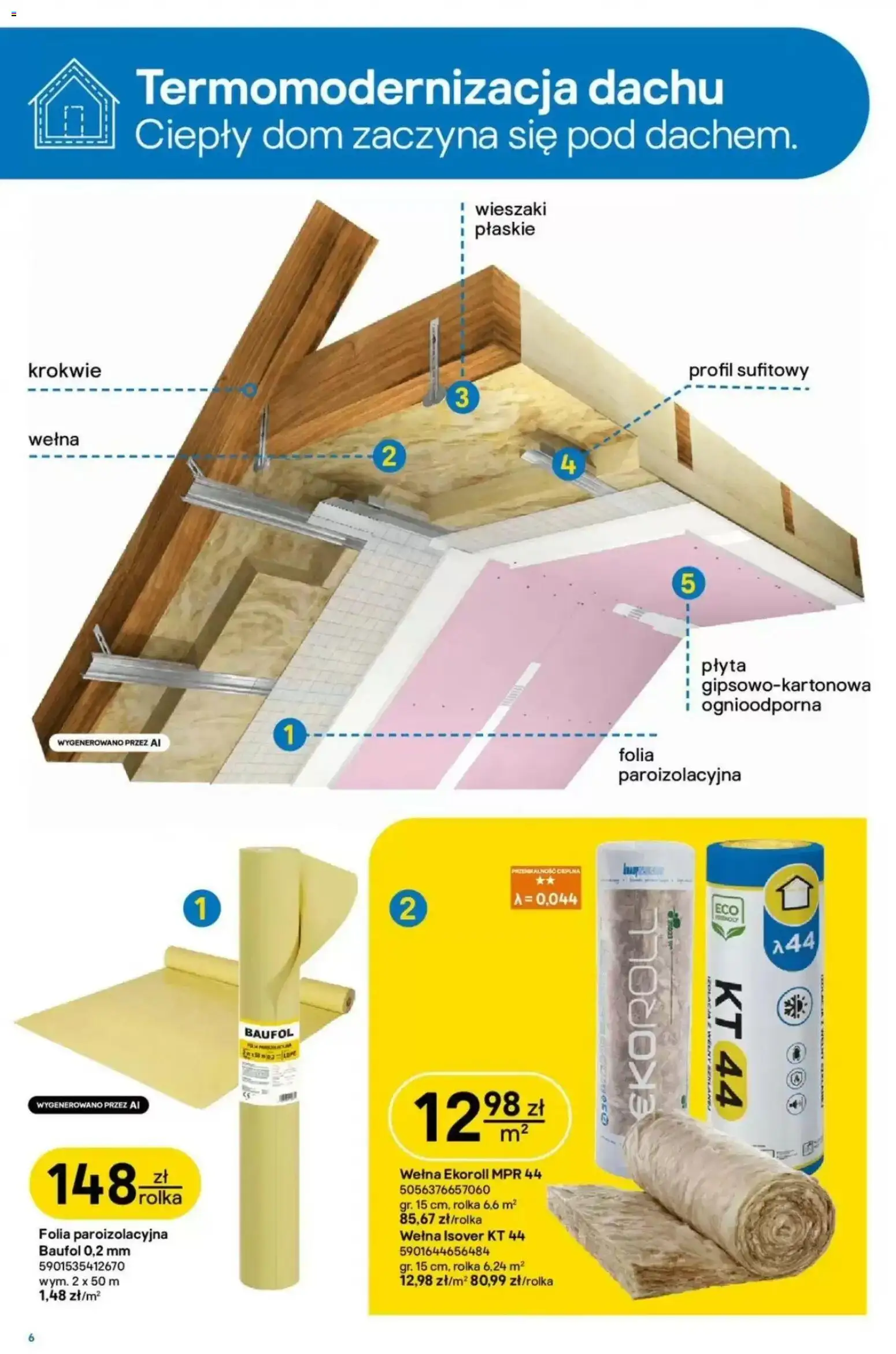 Castorama gazetka od 12.08.2026 | Strona: 6 | Produkty: Wieszaki, Folia