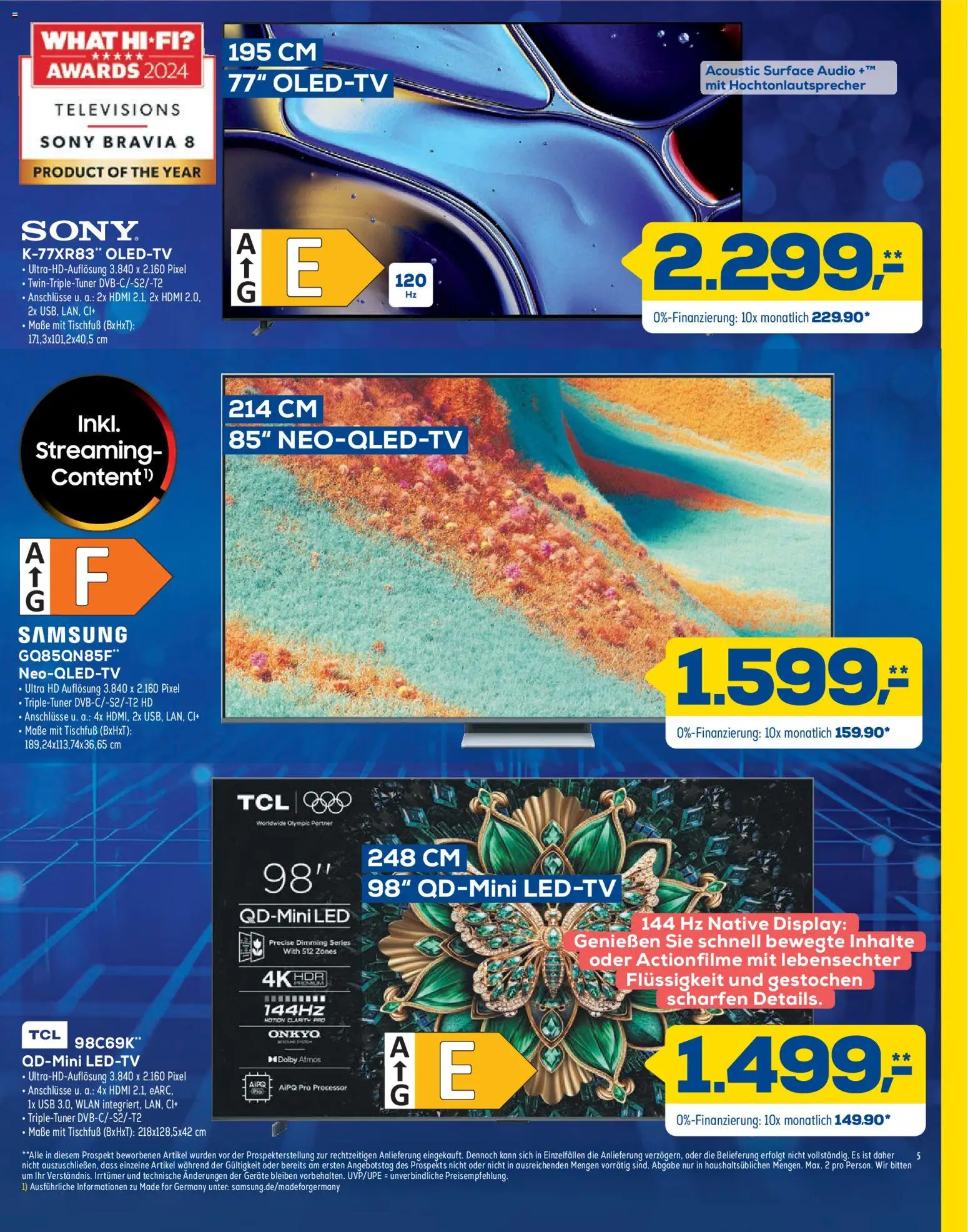 Euronics Prospekt – gültig ab 12.09.2026 | Seite: 5 | Produkte: Hifi, Sony, USB, Samsung