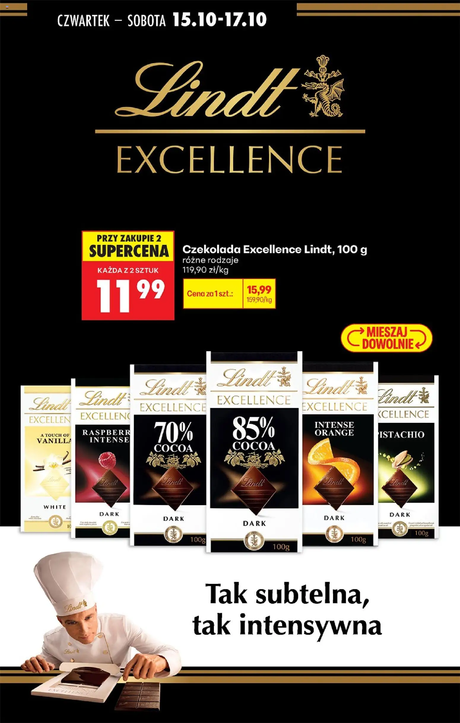 Biedronka Polsko leták - Codziennie niskie ceny od 15.10.2026 | Strana: 63 | Produkty: Lindt