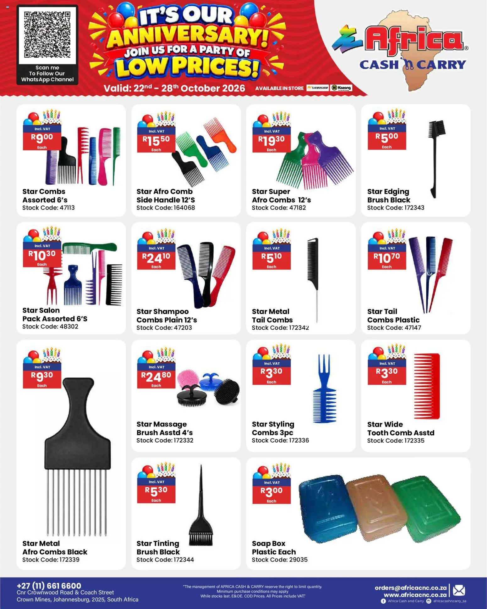 New Africa Cash & Carry catalogue – valid from 22/10/2026 | Page: 132