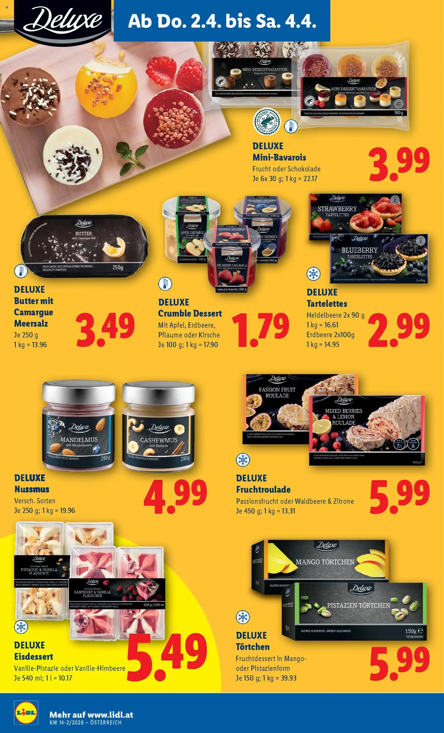 Lidl - Flugblatt gültig ab 02.04.2026 | Seite: 10 | Produkte: Mango, Himbeere, Butter, Äpfel