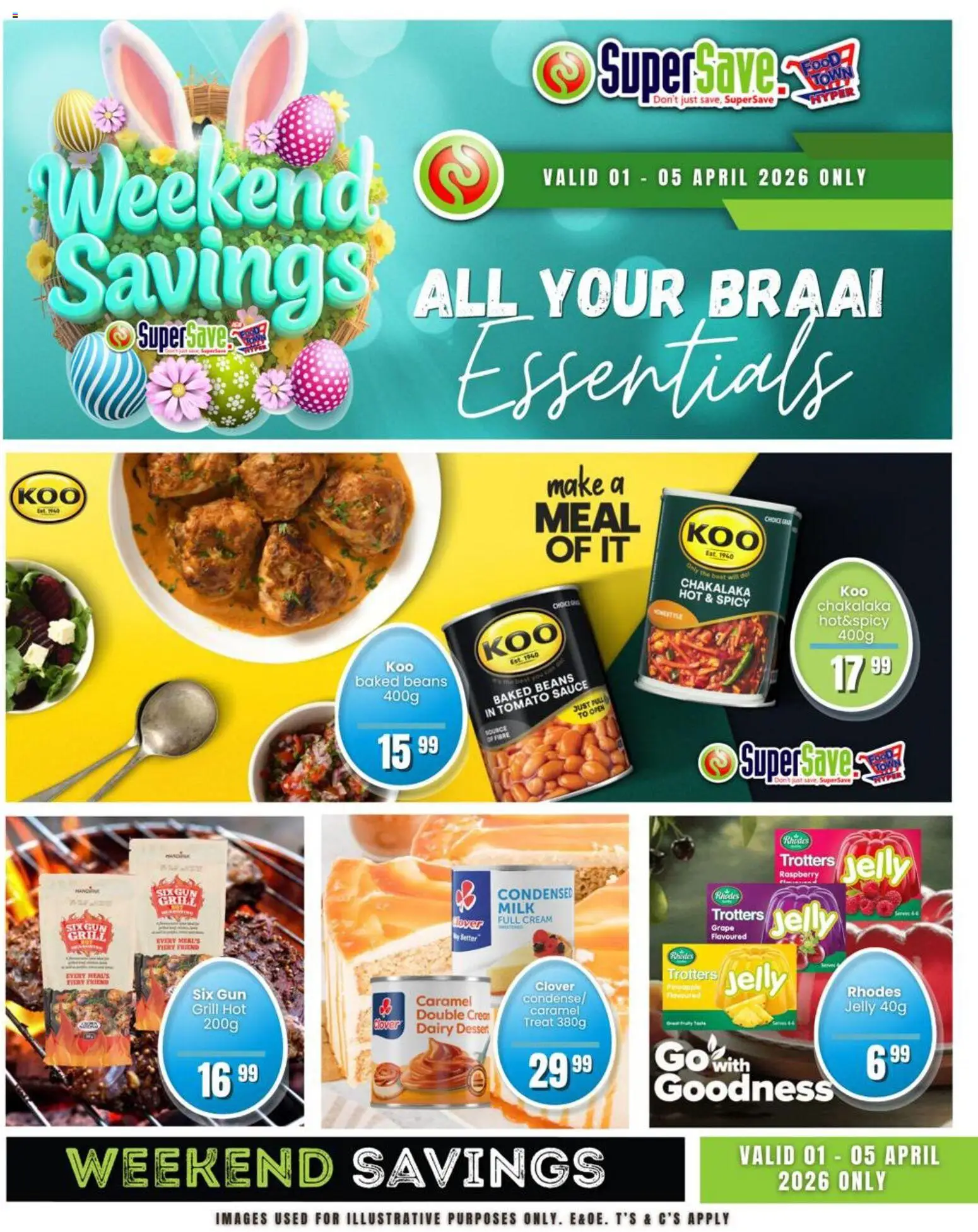 Super Save Weekend Savings (01/04/2026 - 05/04/2026) Online