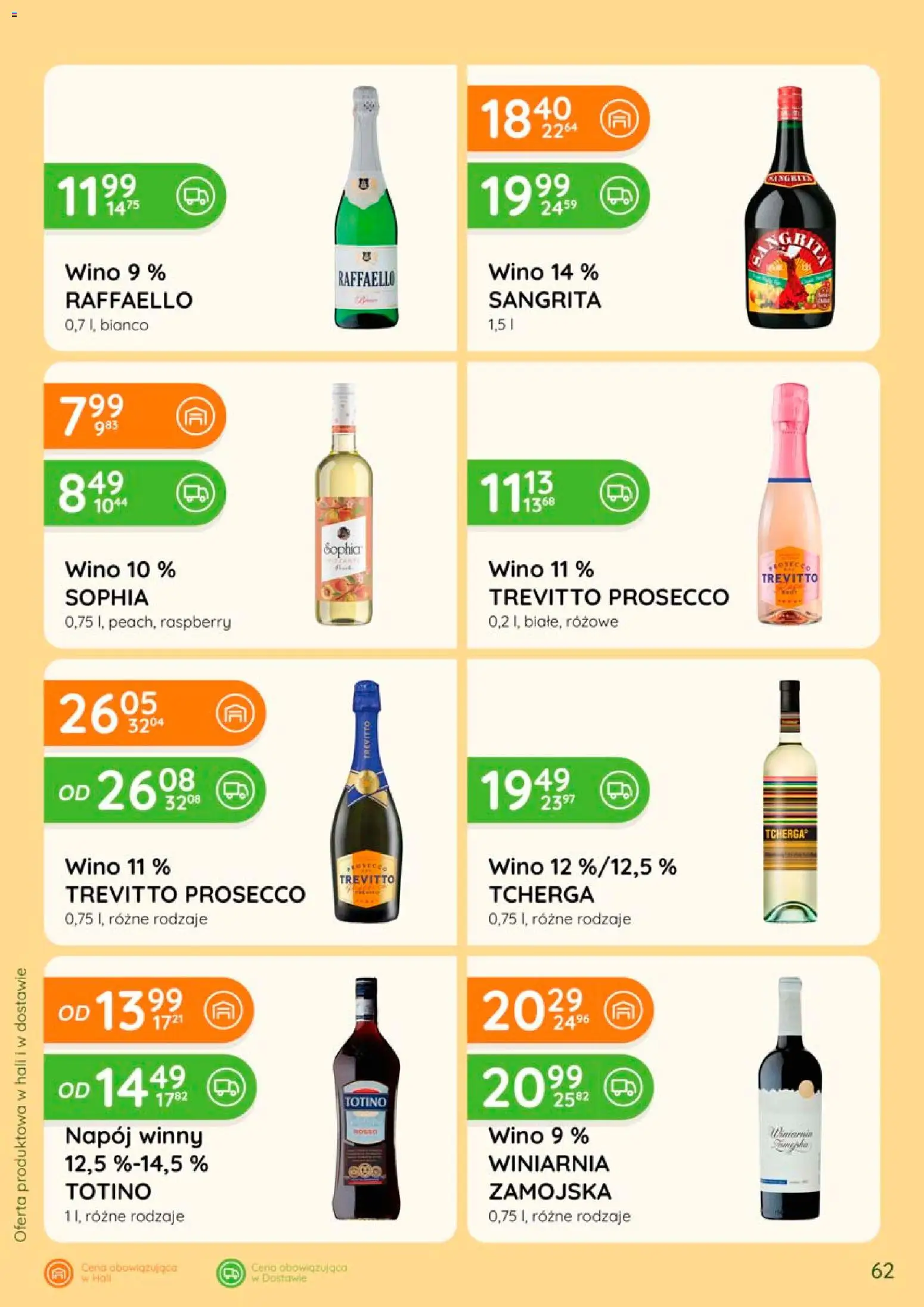 Eurocash gazetka - Katalog Alkoholowy od 01.08.2026 | Strona: 62 | Produkty: Winiarnia, Wino, Prosecco