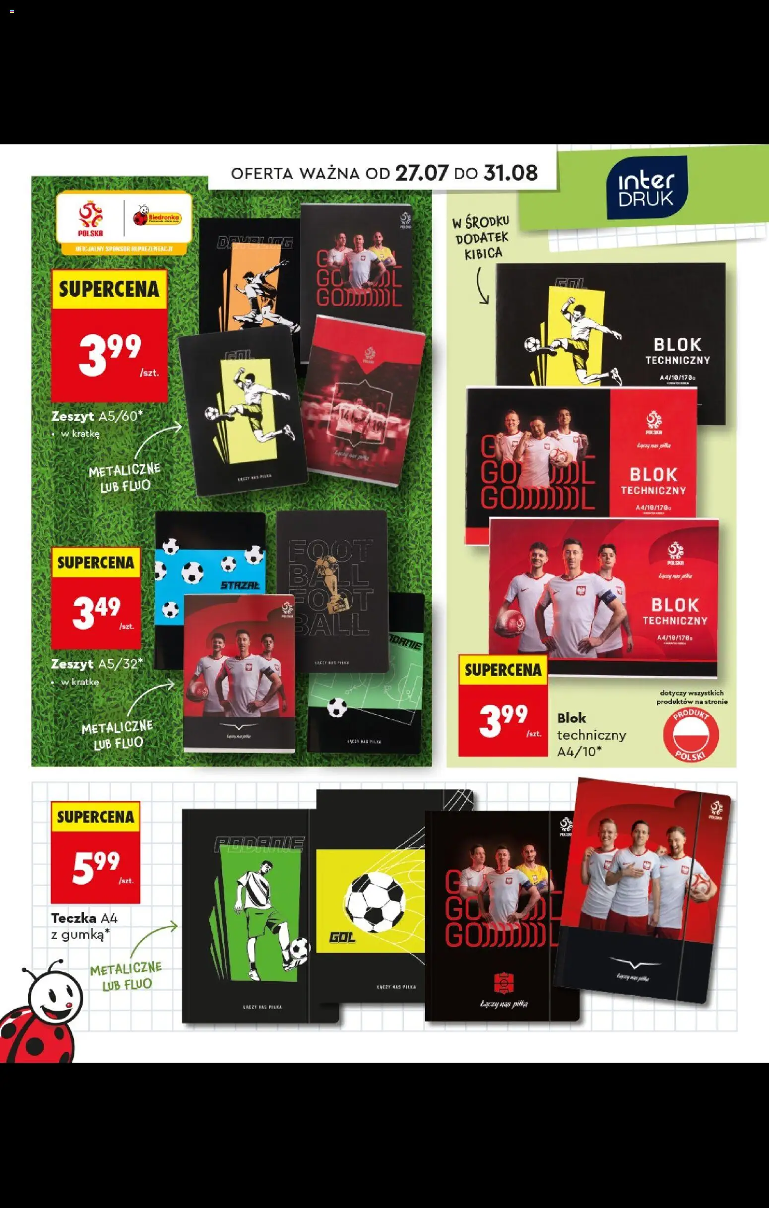 Biedronka Polsko leták - Do mojej szkoły idę oferta od 20.07.2026 | Strana: 84 | Produkty: Blok