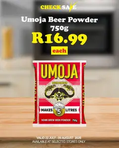 Check Save specials catalogue – valid from 22/07/2026 | Page: 4 | Products: Beer, Powder