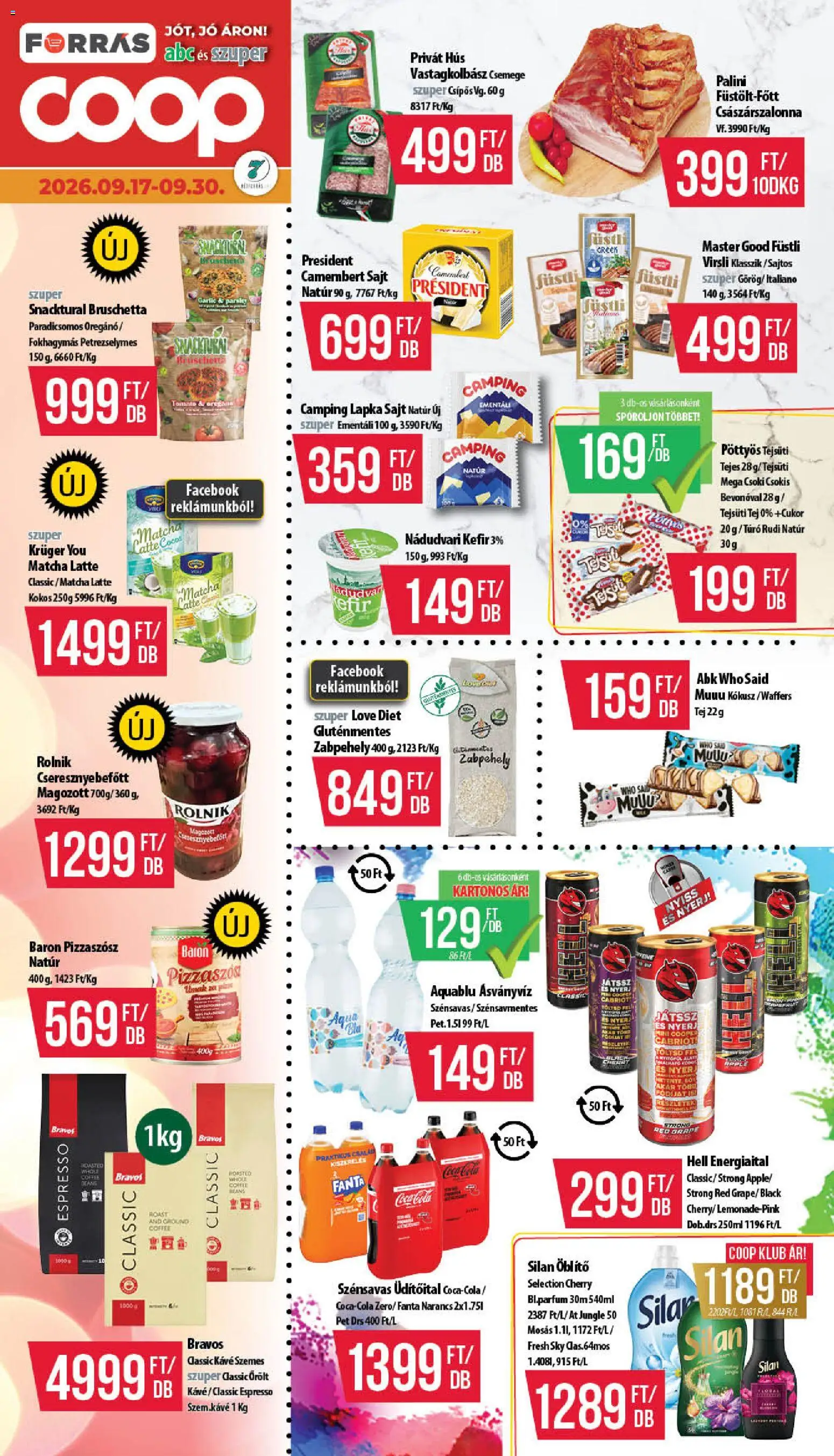 Coop Csütörtök, 17 Szeptember Akciók és Kedvezmények