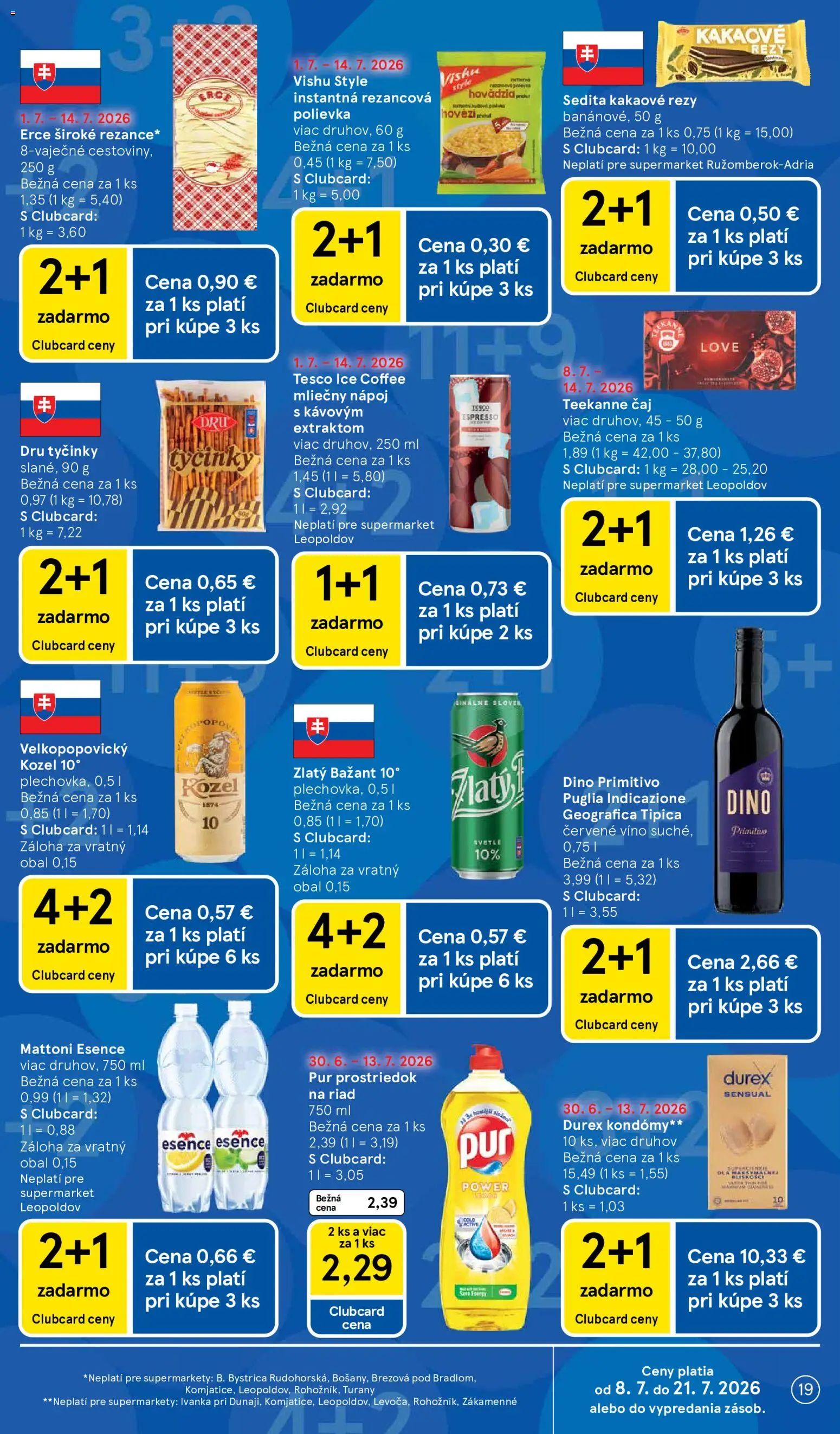 Nové Tesco akcie – leták je platný od 08.07.2026 | Strana: 19