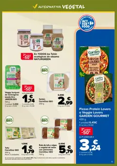 Vista previa En TODOS los Tahín ecológicos de sésamo NATURGREEN, 2ª unidad -50% válido desde el 11/09/2026 | Página: 15