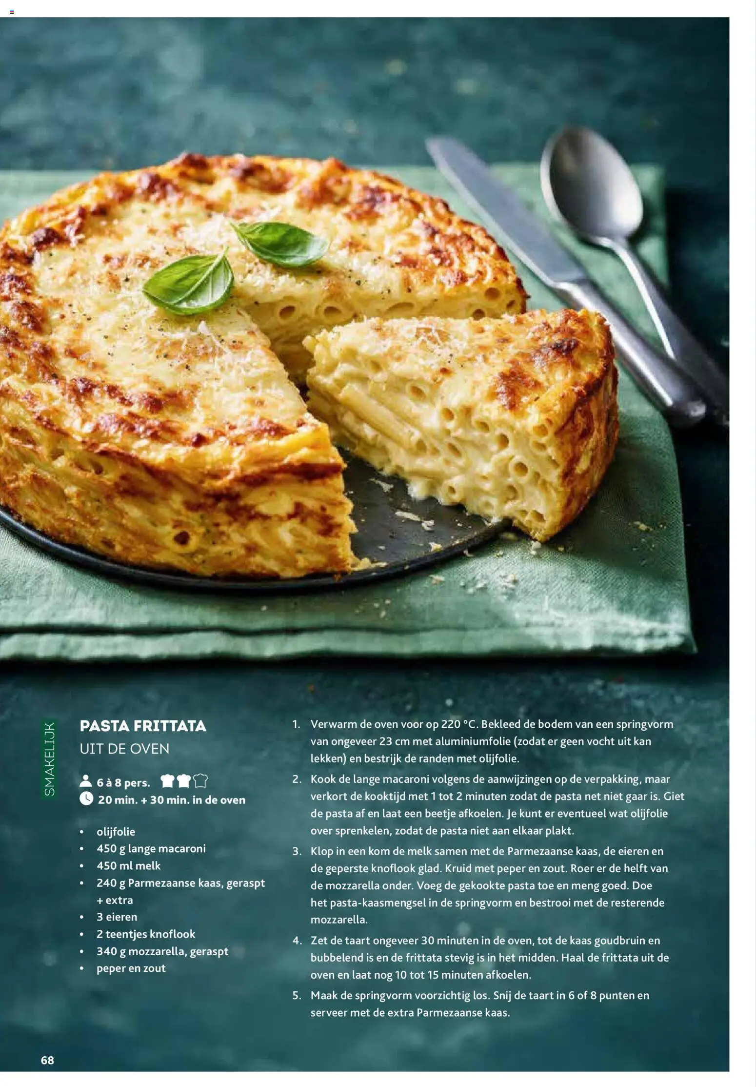 {H1} | Pagina: 68 | Producten: Pasta, Zout, Kom, Kaas