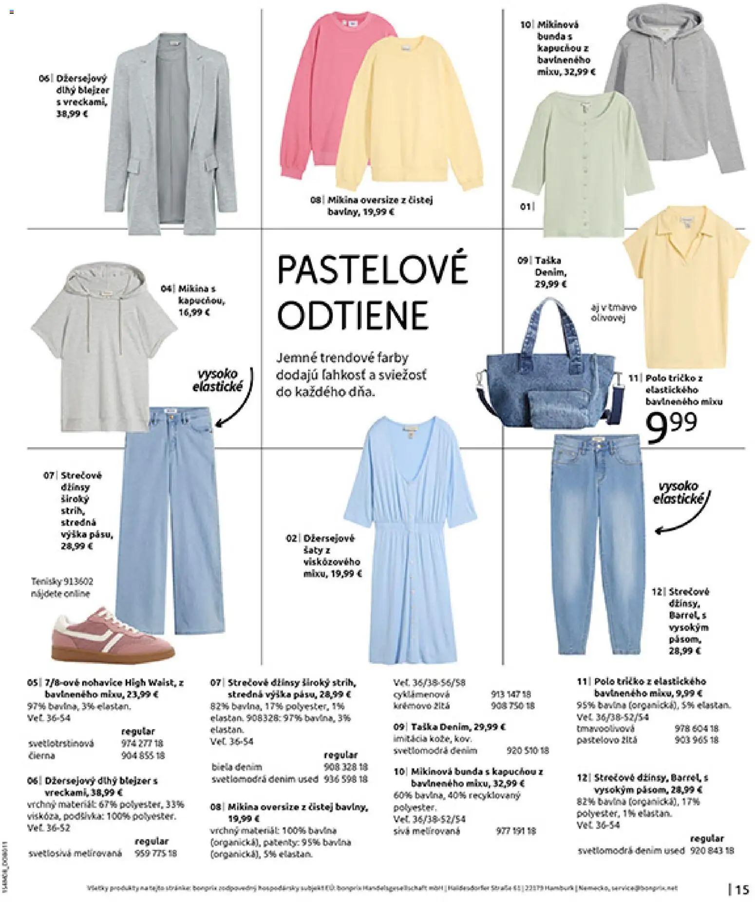 Nové Bonprix akcie – leták je platný od 10.08.2026 | Strana: 17 | Produkty: Tričko, Bunda, Nohavice, Tenisky