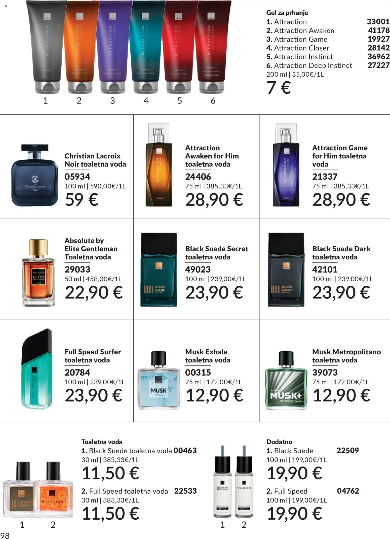 Novi Avon katalog ponudbe – veljaven od 01.08.2026 | Stran: 98