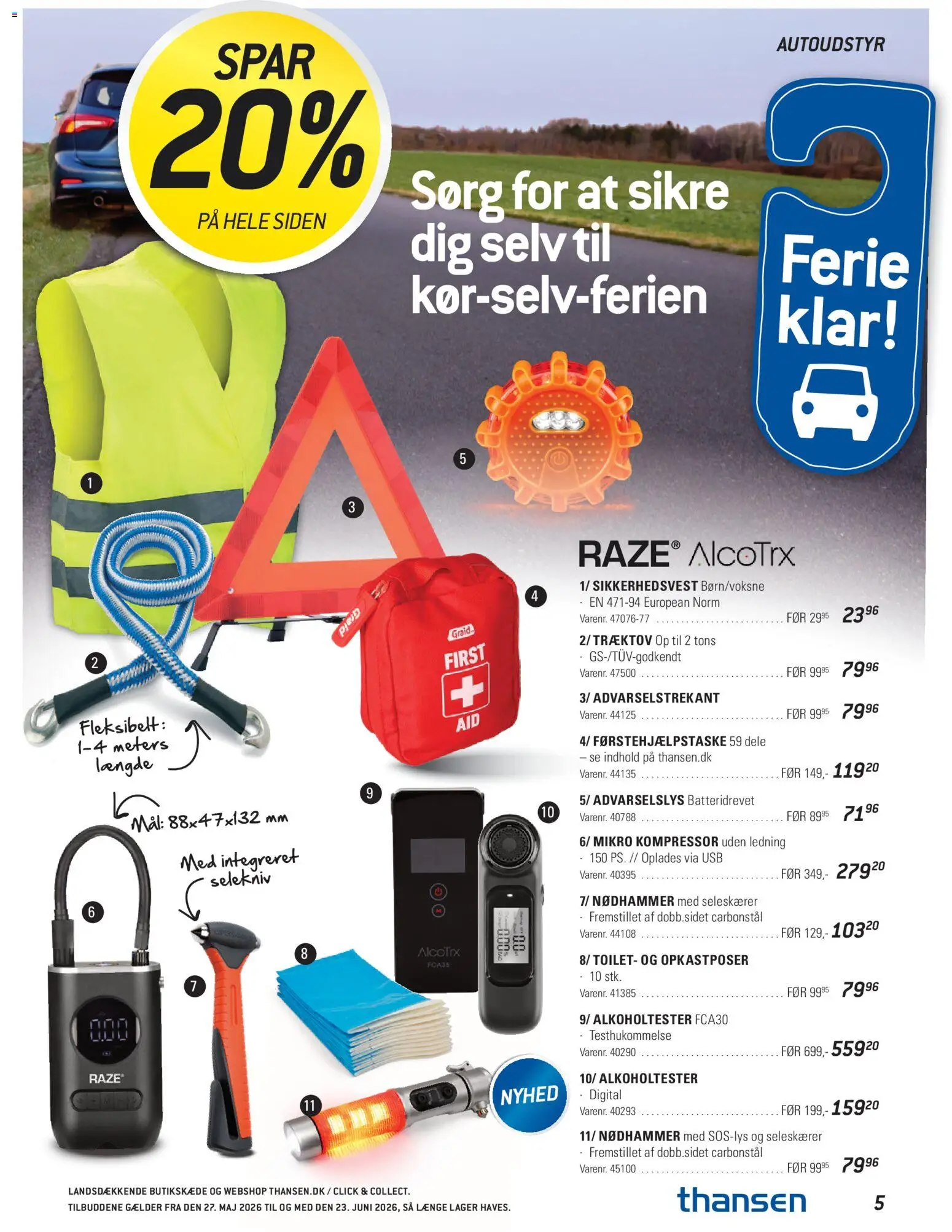 Thansen tilbudsavis – gyldig fra 27.05.2026 | Side: 5 | Produkter: Toilet, USB