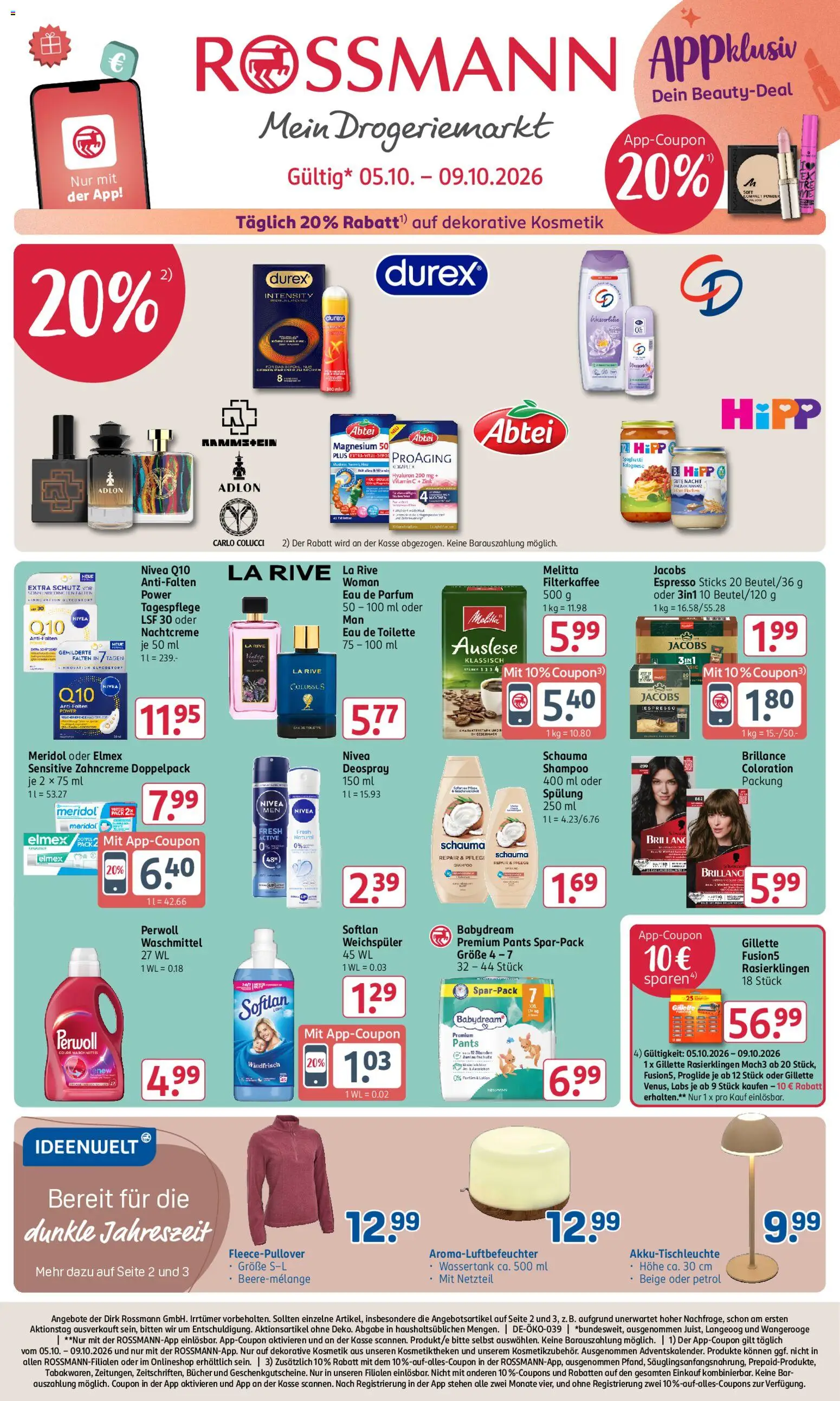 Rossmann Prospekt – gültig ab 05.10.2026 | Seite: 1