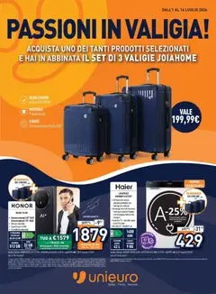 Anteprima del volantino Unieuro volantino valido a partire dal 01/07/2026