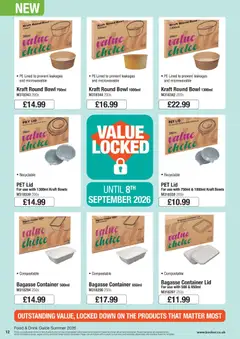 Preview of Booker Wholesale - Summer Catering News 2026 valid from 16/06/2026 | Page: 12 | Products: Container, Bowl