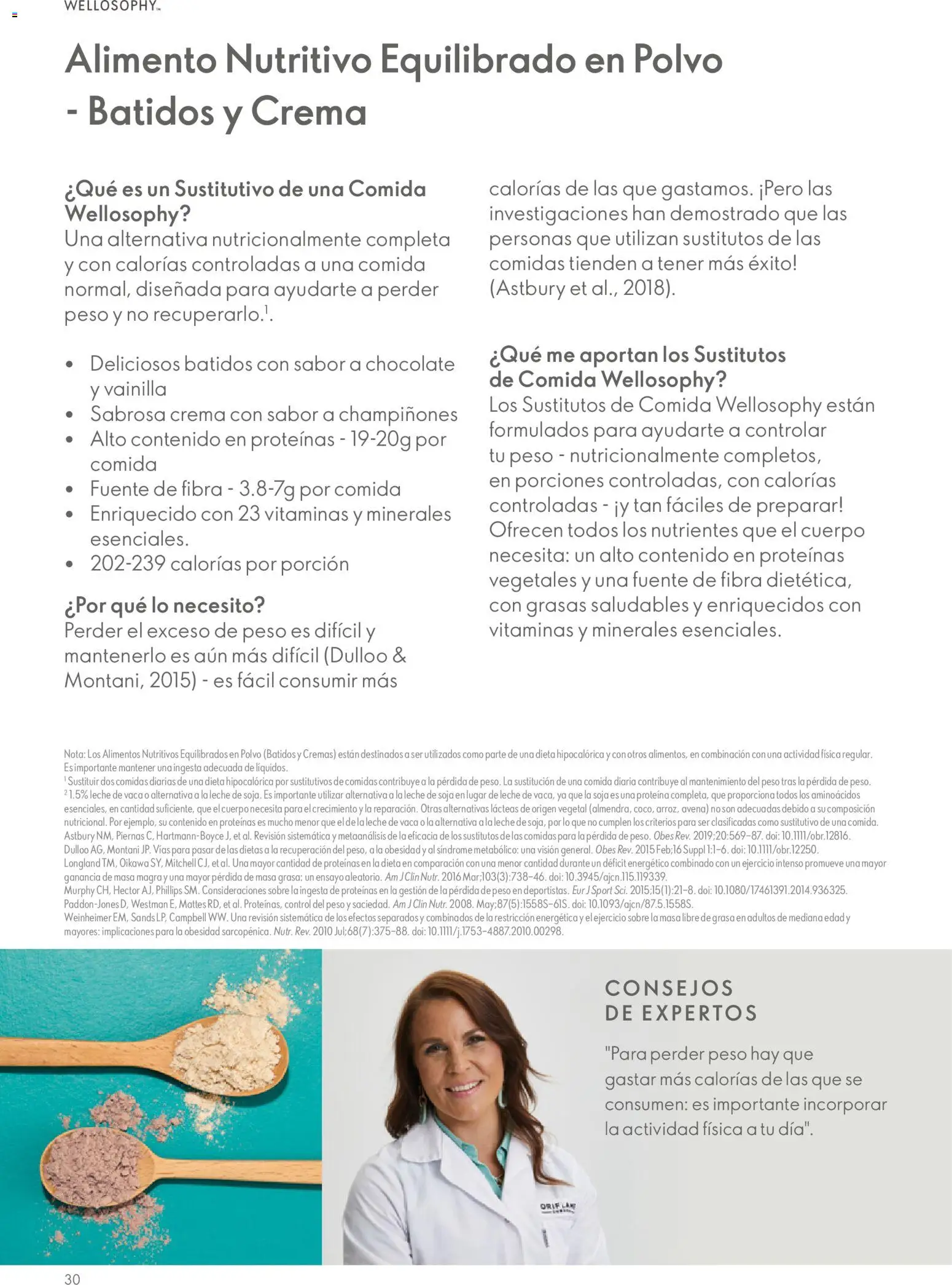Oriflame - Guía Wellosophy │ válido desde el 01.11.2023 | Página: 30 | Productos: Polvo, Leche, Crema, Κούβα