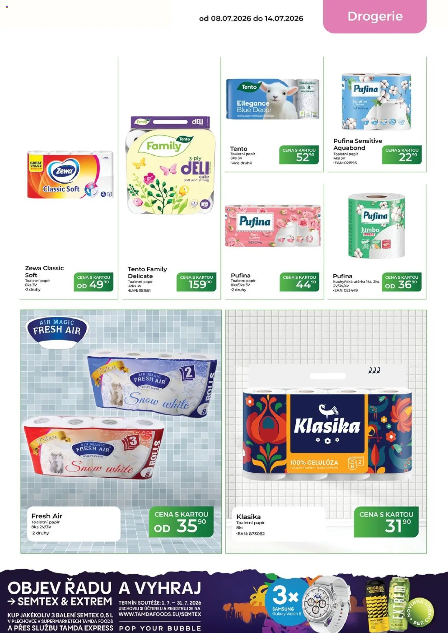 Tamda Foods leták od 08.07.2026 | Strana: 53 | Produkty: Toaletní papír, Samsung, Zewa, Utěrka