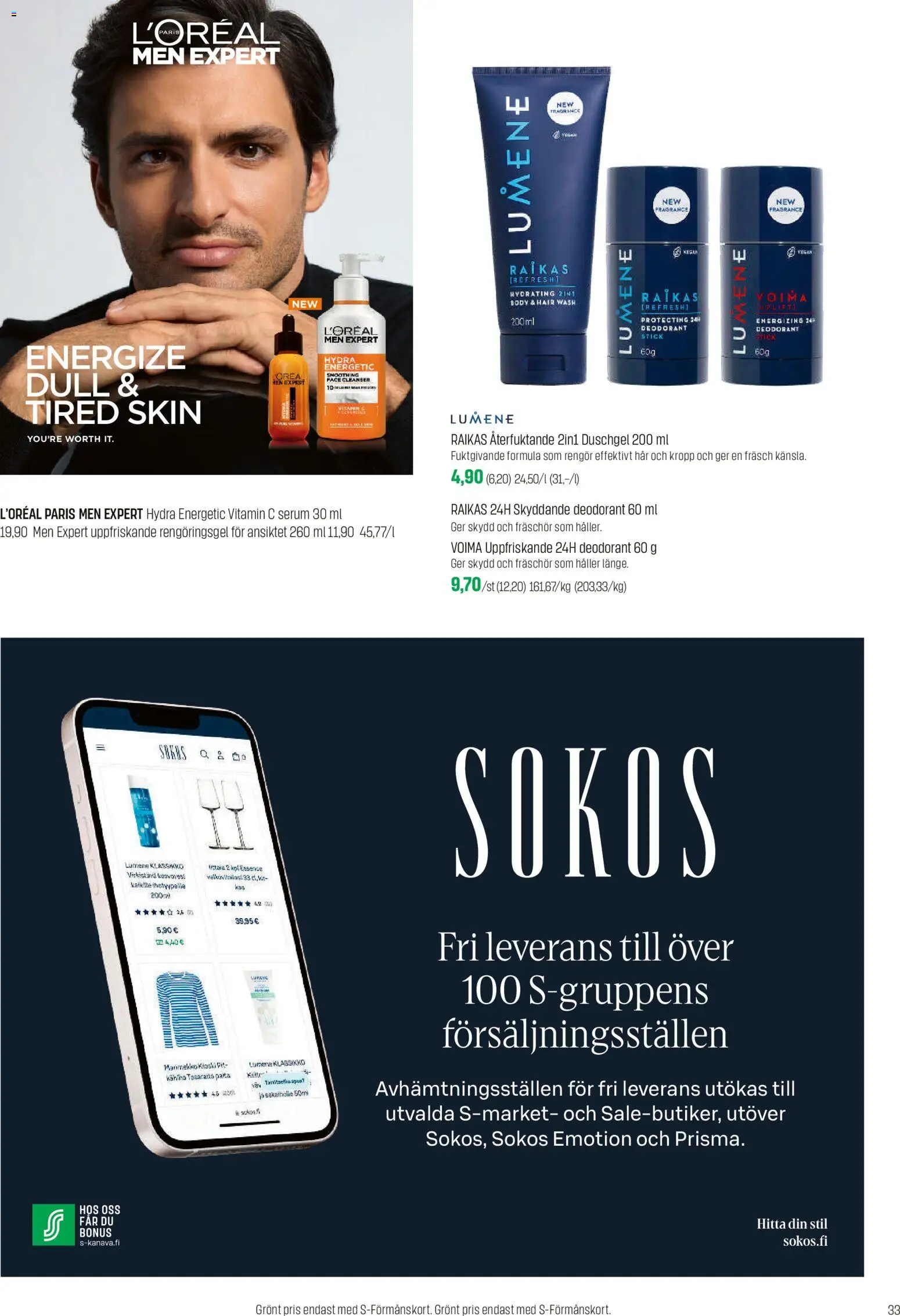 Sokos tarjoukset - Emotion – voimassa 01/04/2026 alkaen | Sivu: 33 | Tuotteet: Käsivoide, Paita